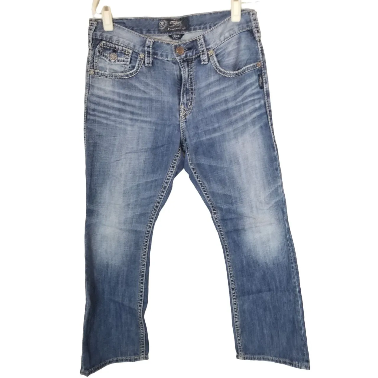 Silver Jeans 30X30 Medium Wash Denim Straight Craig Jeans