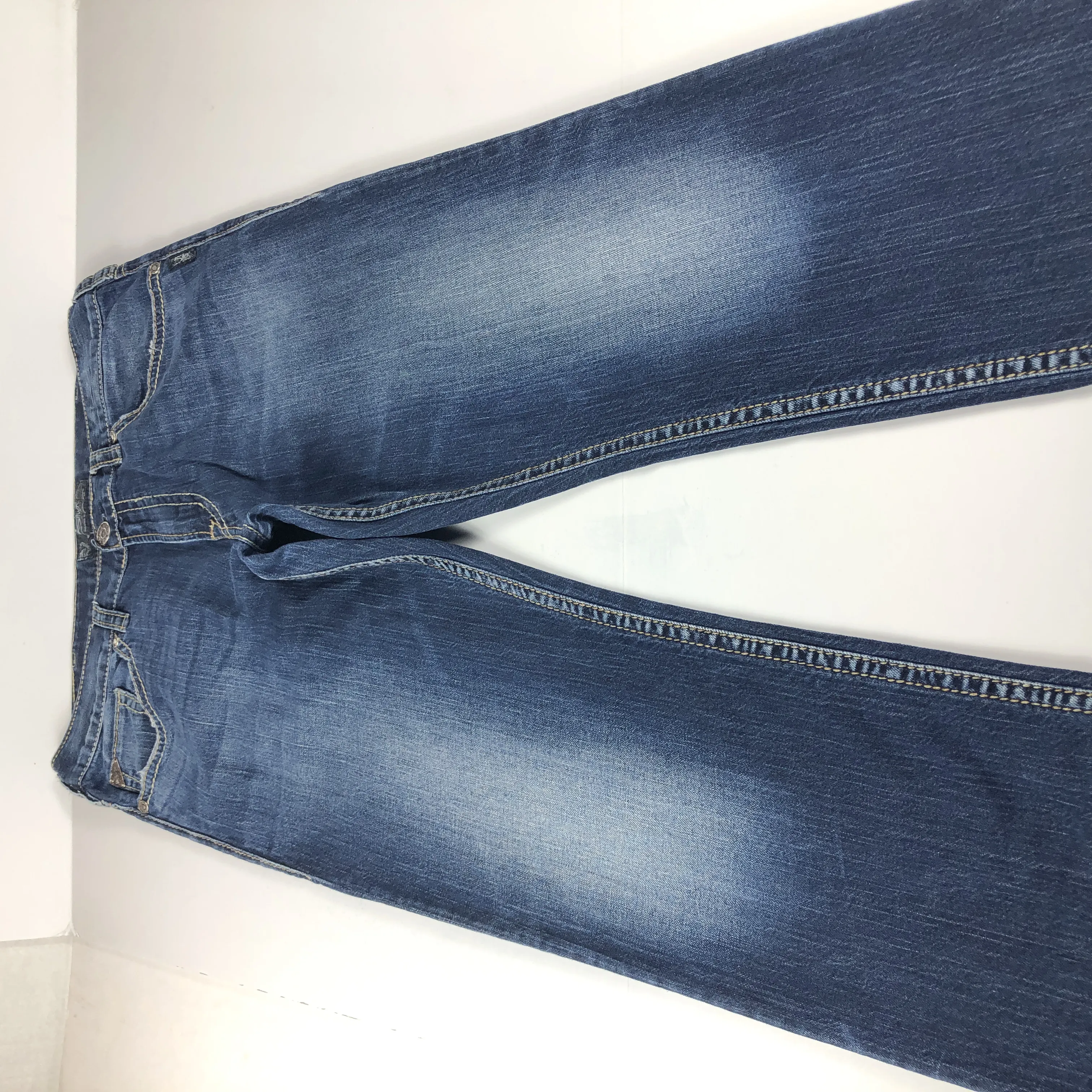 Silver Jeans Grayson Heritage Straight Leg Blue Faded Denim