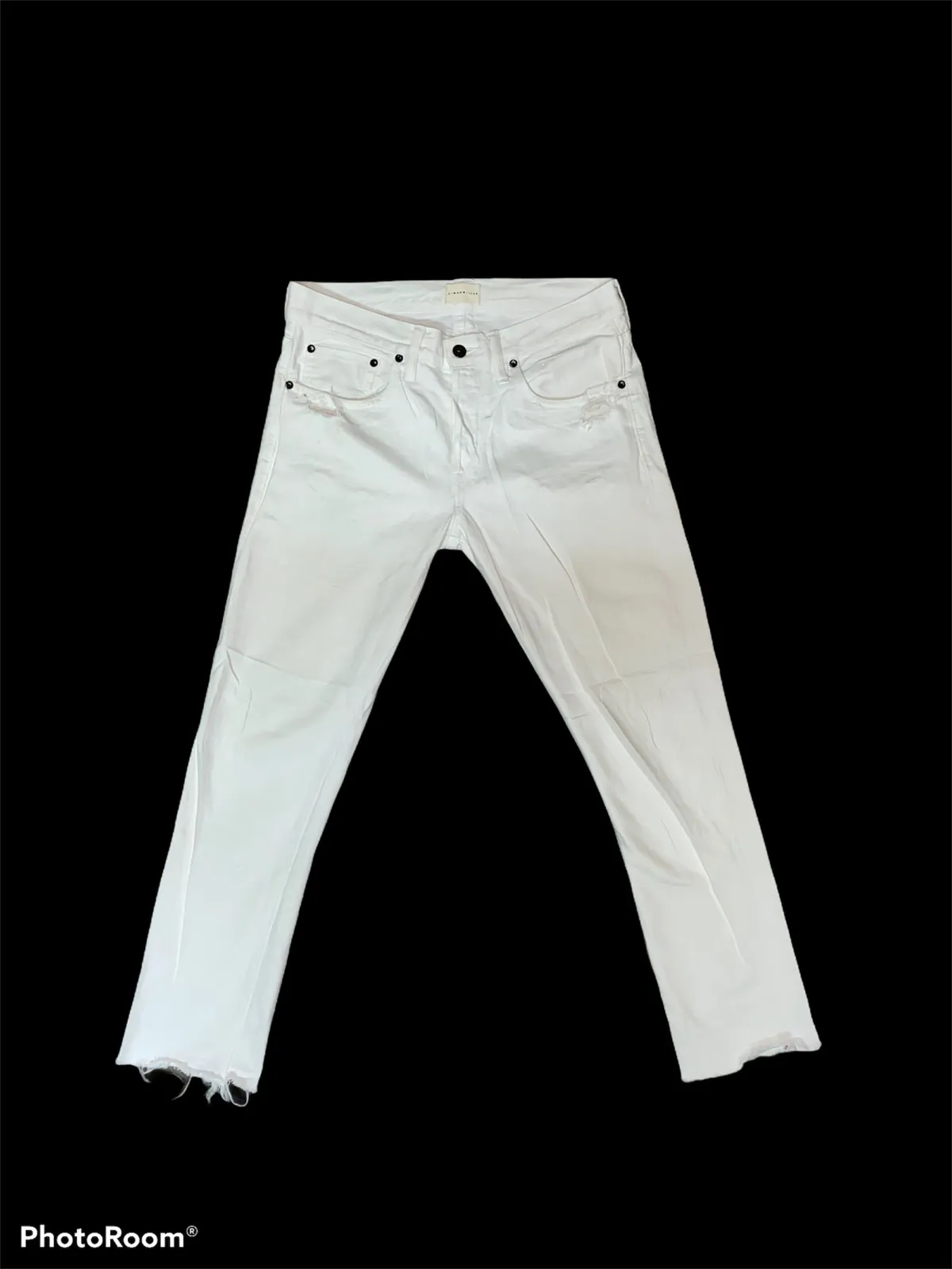 Simon Miller Japan Fabric Red line Distressed Jeans