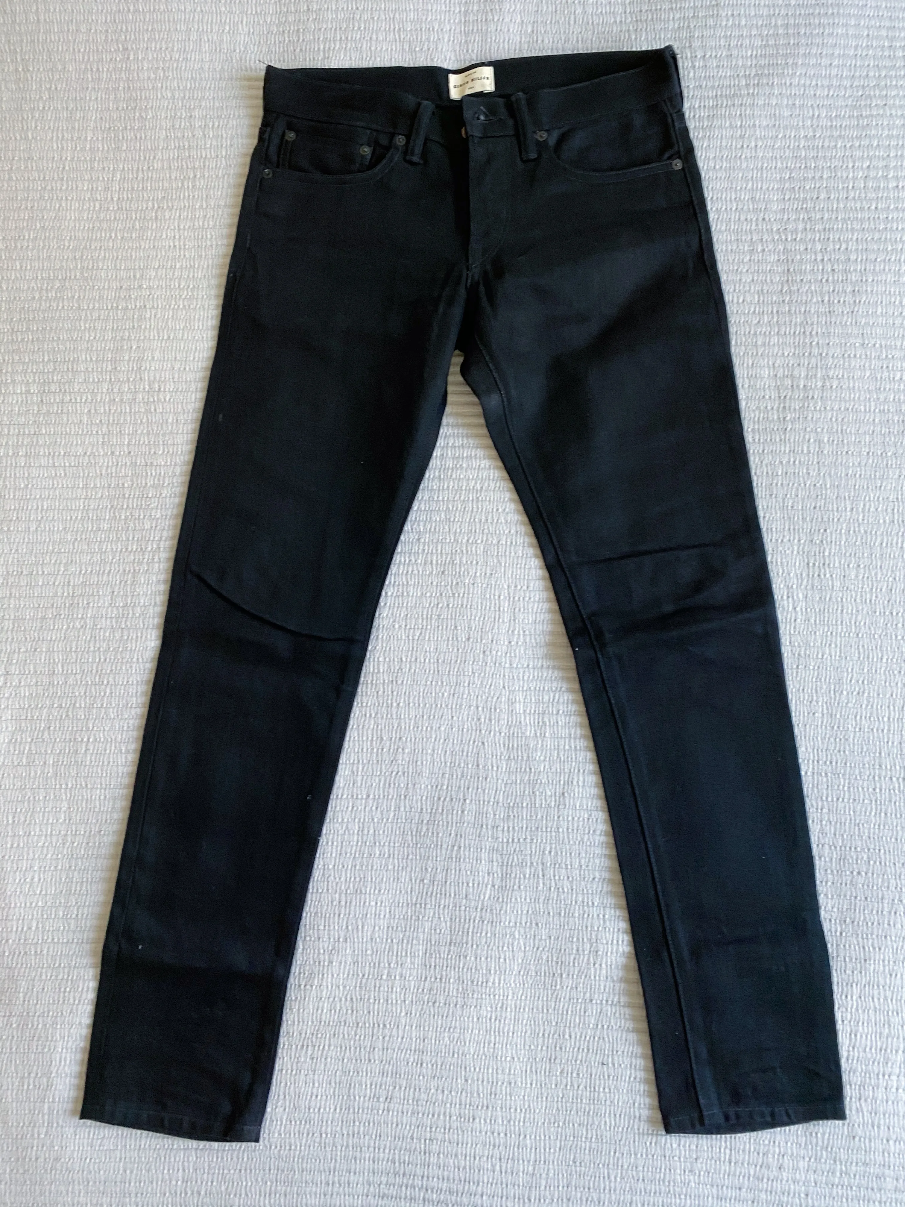 Raw Black Japanese Denim Jeans - Macon M881 Narrow