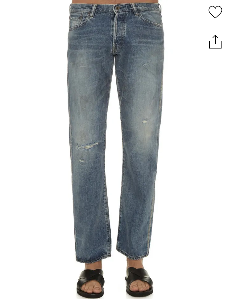 Japanese Denim Handmade side stitching