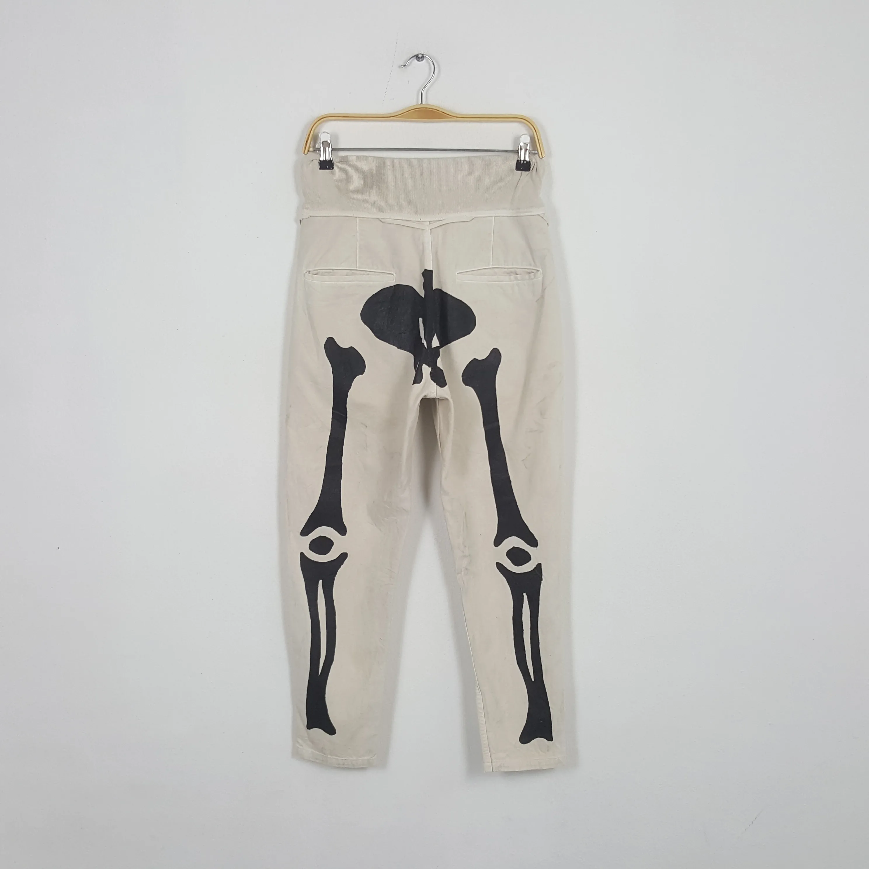 Vintage Kapital Skull Skeleton Art Pants