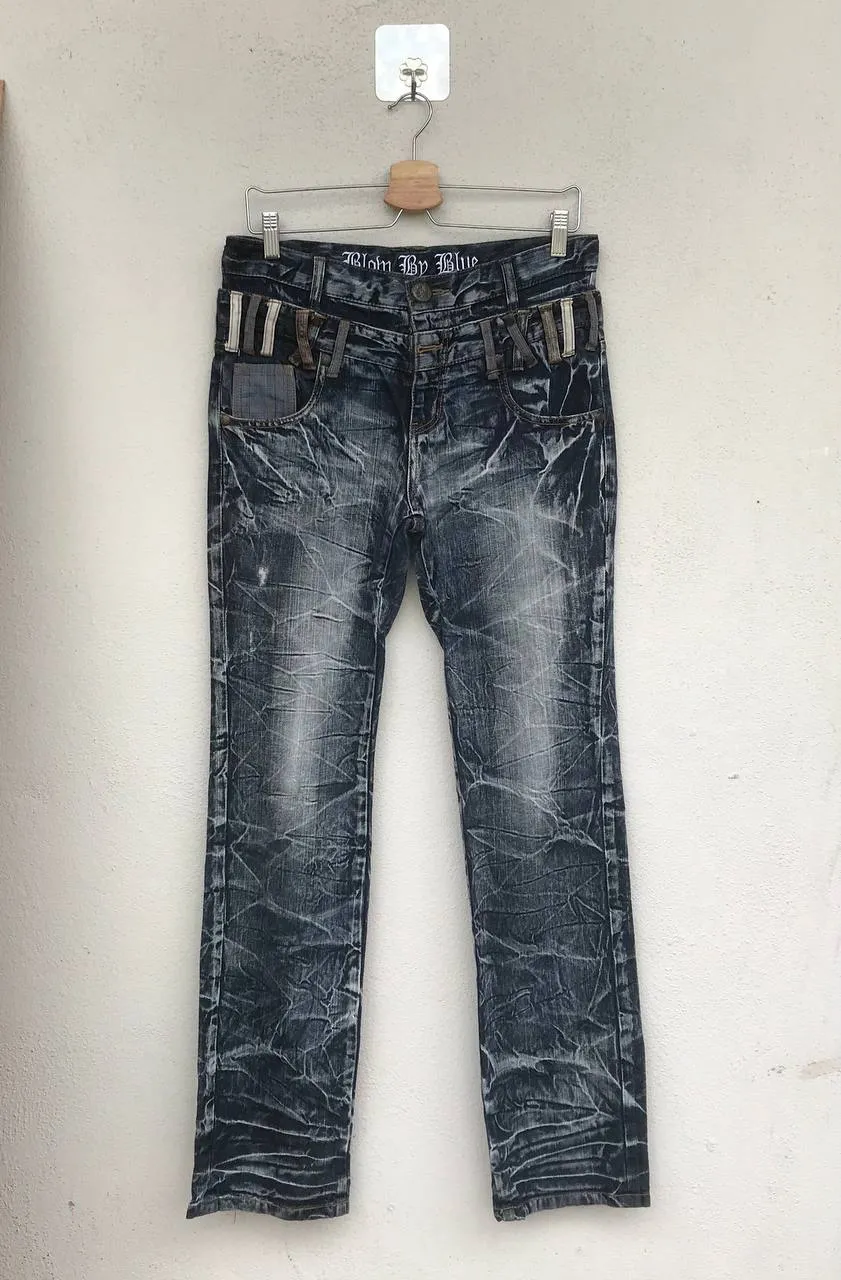 Blow By Blue mastermind style double waist distressed