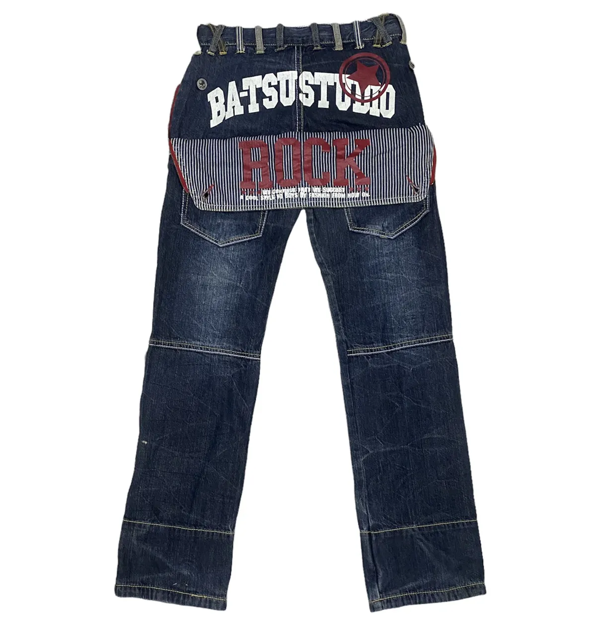 BA-TSU STUDIO Denim Jeans x Skulls x Very Rare