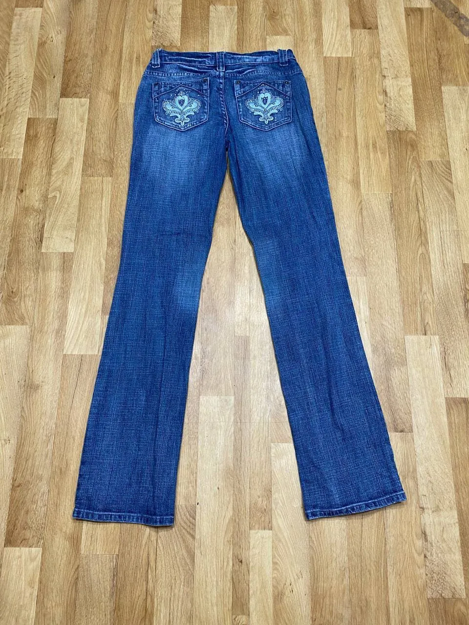 🔥Denim Steals🔥 Distressed Devil Skull Wash Pants