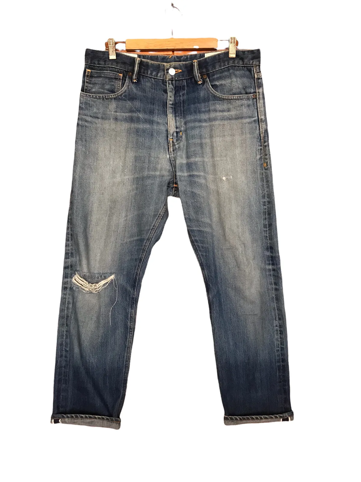 🇯🇵 B&TH X Canton Overalls Selvedge Worn Out Denim