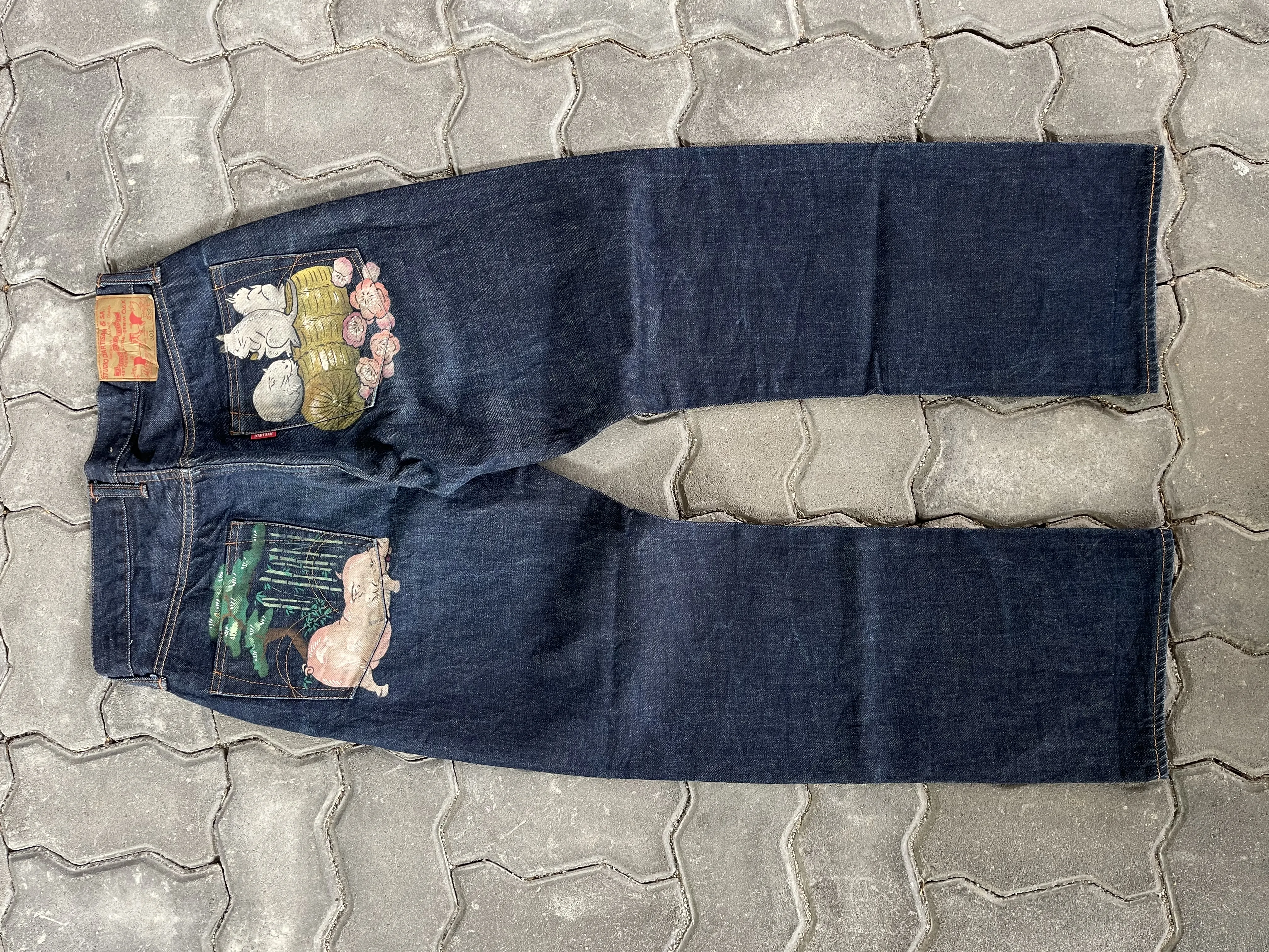 Fat Rabbit & Pig Japanese Traditional Art Travis Scott