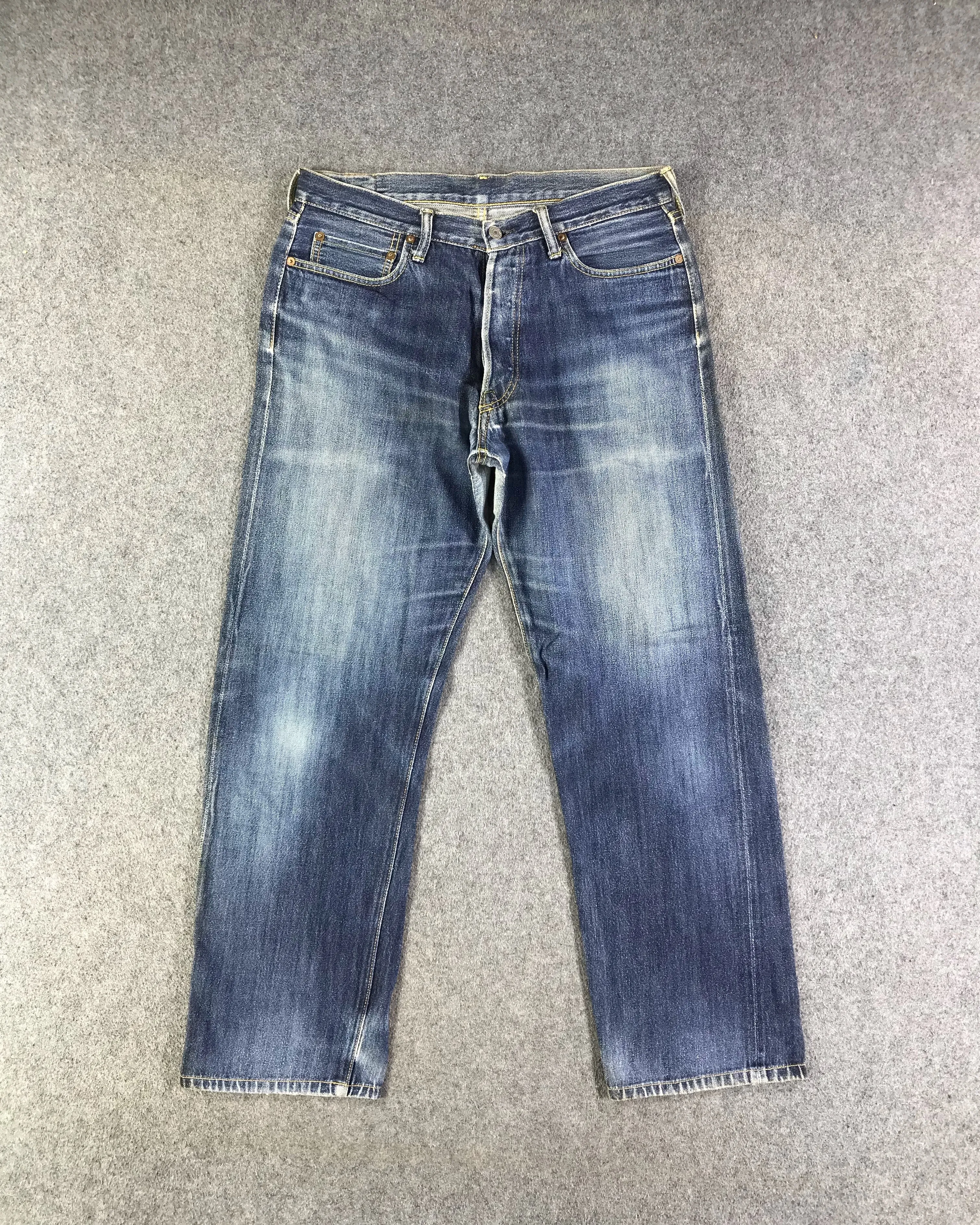 Studio D Artisan Redline Jeans Faded Blue Denim -J2781