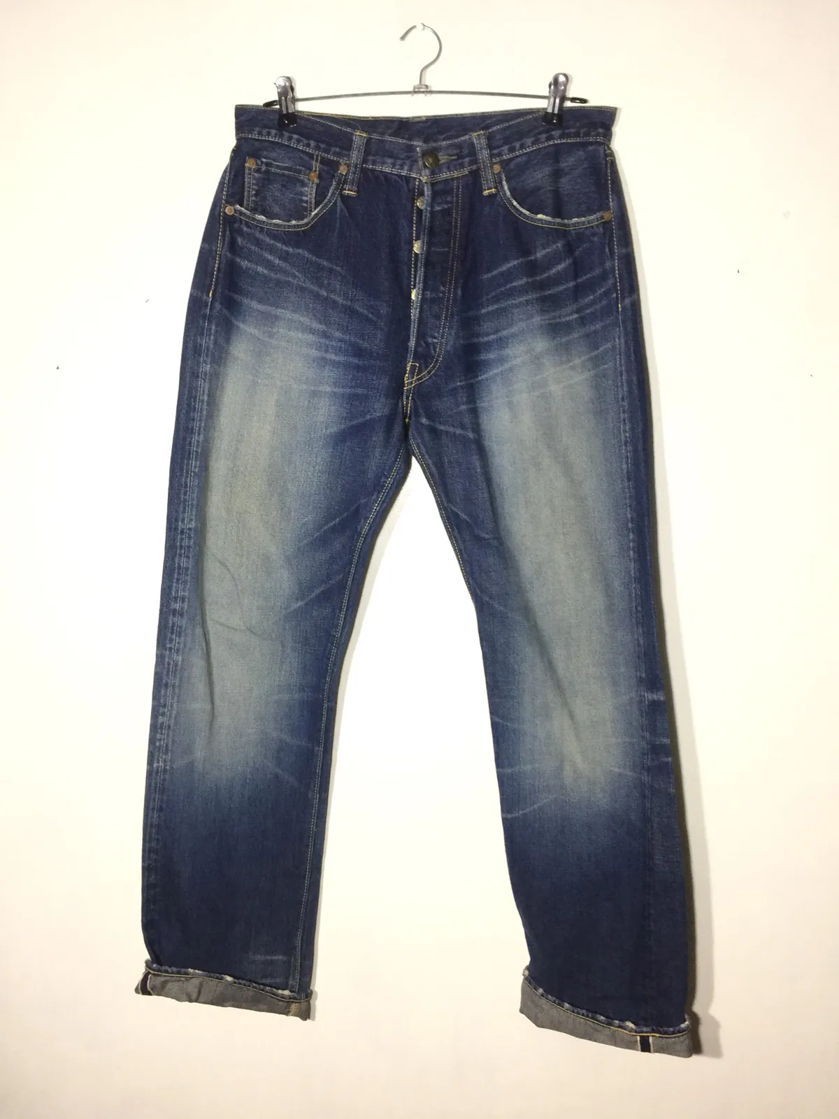 sugar cane denim japan made size 34”