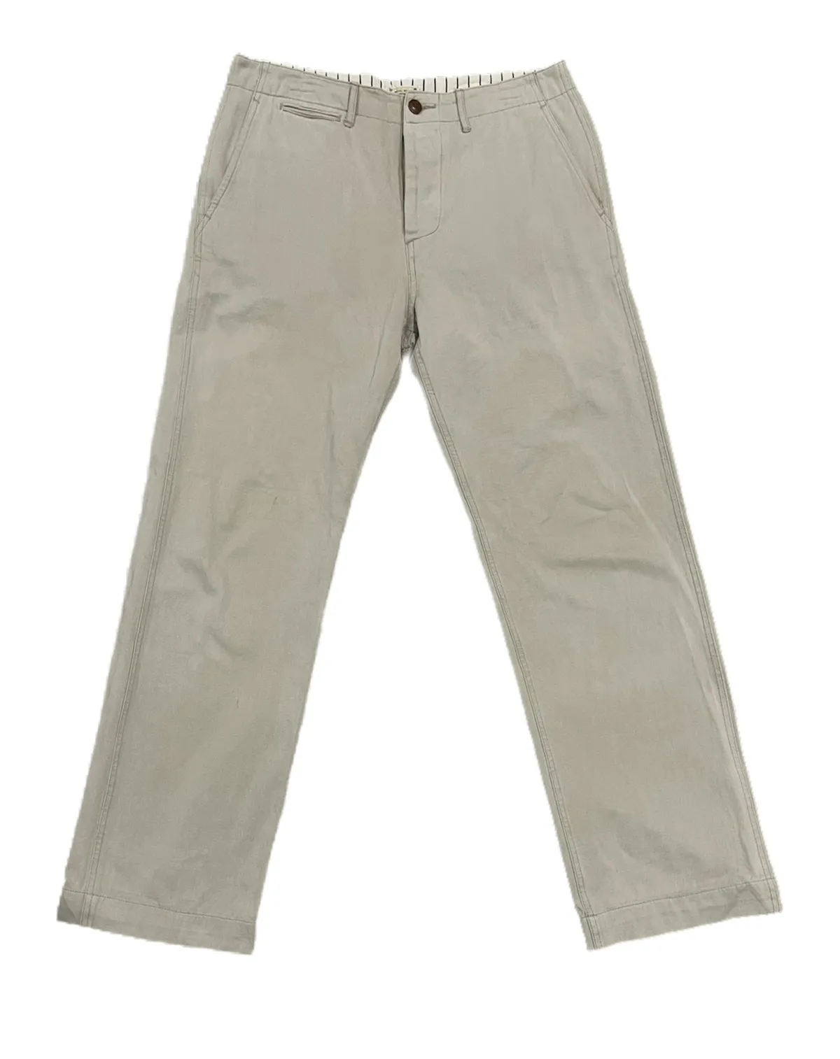 Vintage 80s Sugar Cane Button Fly Khakis Pants