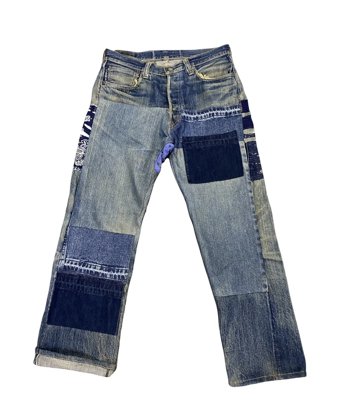 Sugar Cane custome made distressed denim
