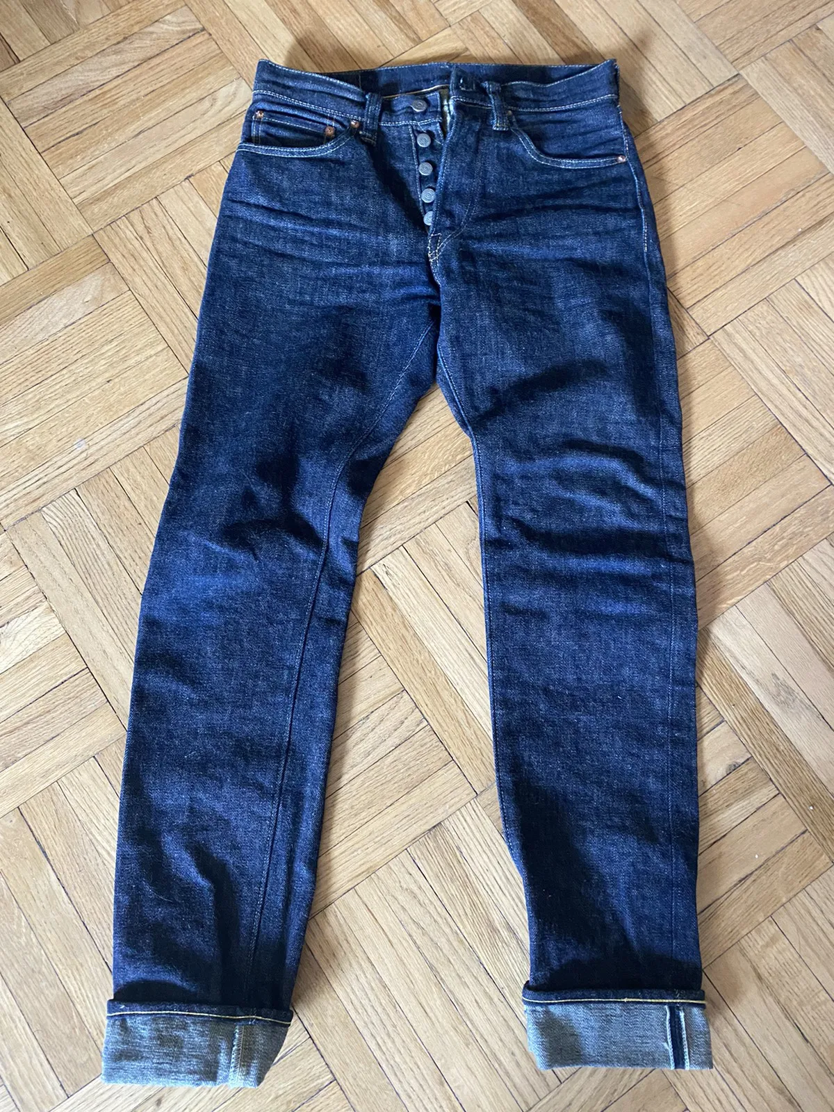 Sugarcane x Self Edge Unsanforized Raw Denim