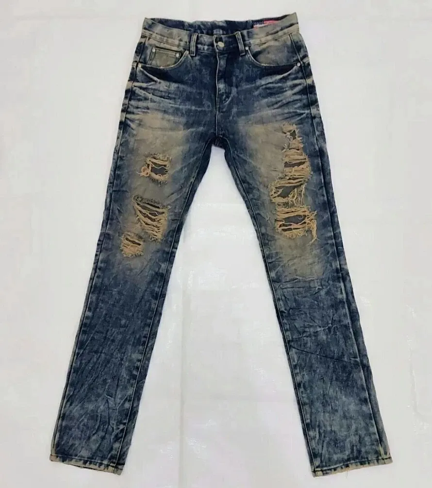 Nice Design🔥SUGAR CANE Hawaii Aloha Ripped Jeans Slim Fit