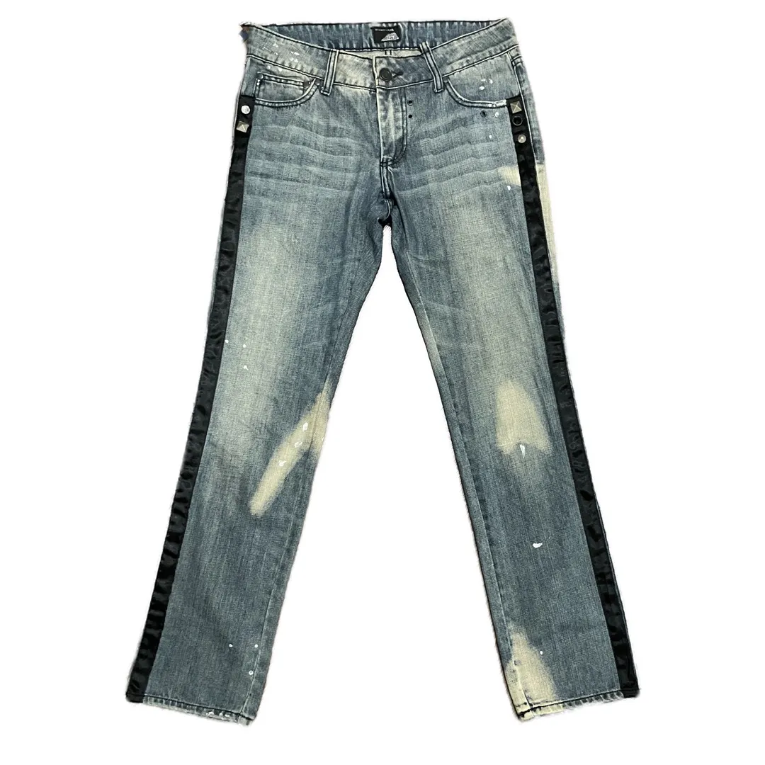 Japanese Sugar Cane Studded Painter Jeans