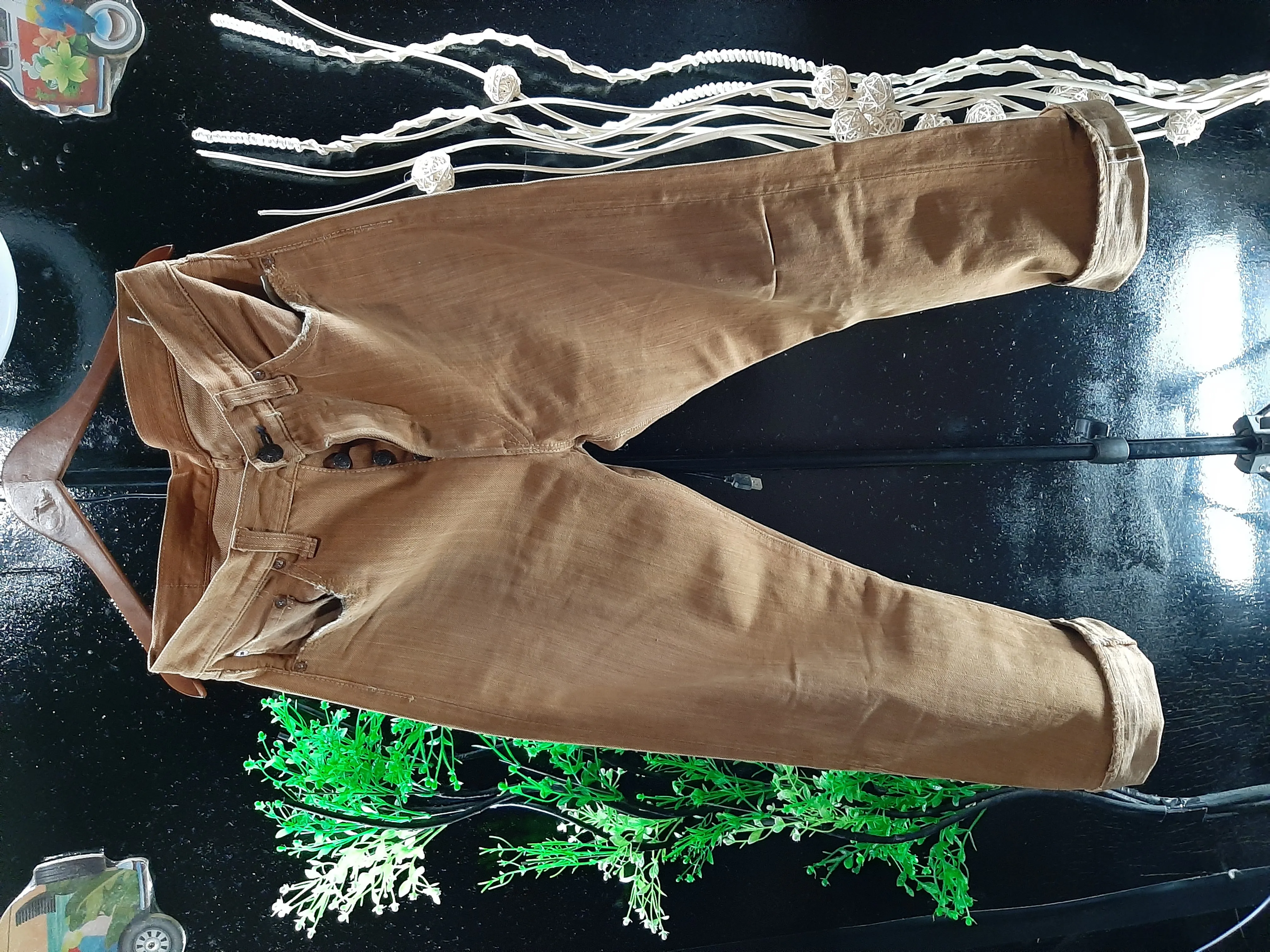 VINTAGE SUGAR CANE SELVEDGE DISTRESSED DENIM
