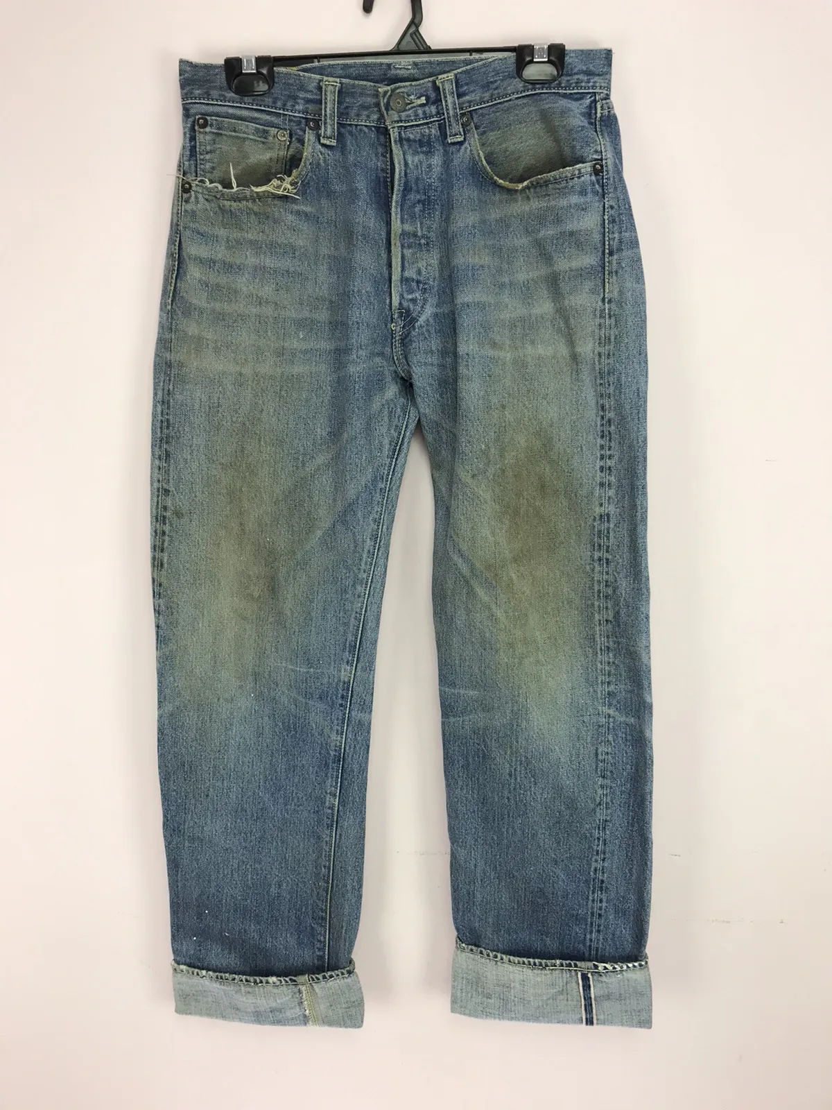 Vtg Sugar Cane 1947 Dirty Denim Jeans