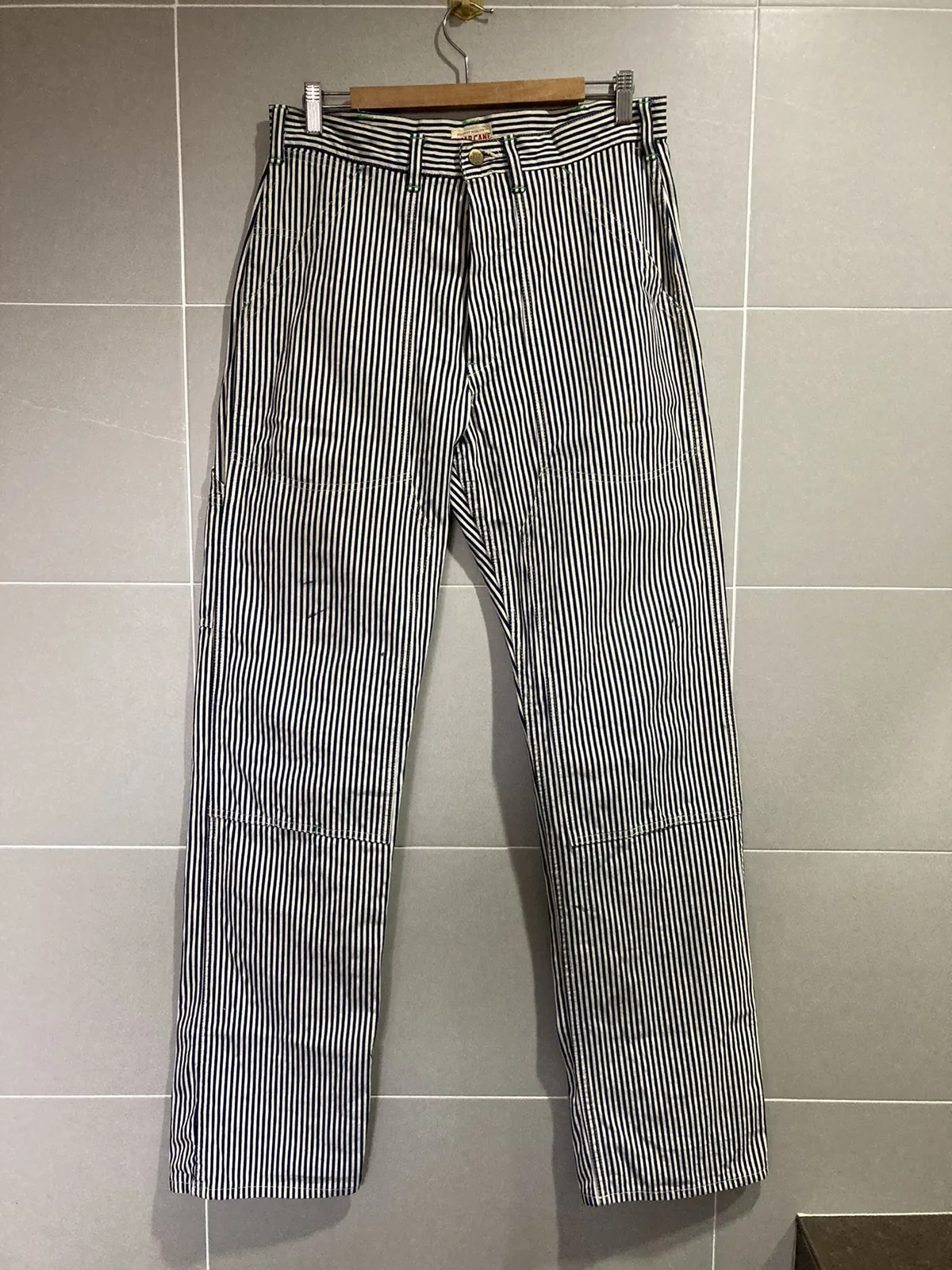 Vintage Sugar Cane & Co. Hickory Denim Work Clothing Pants