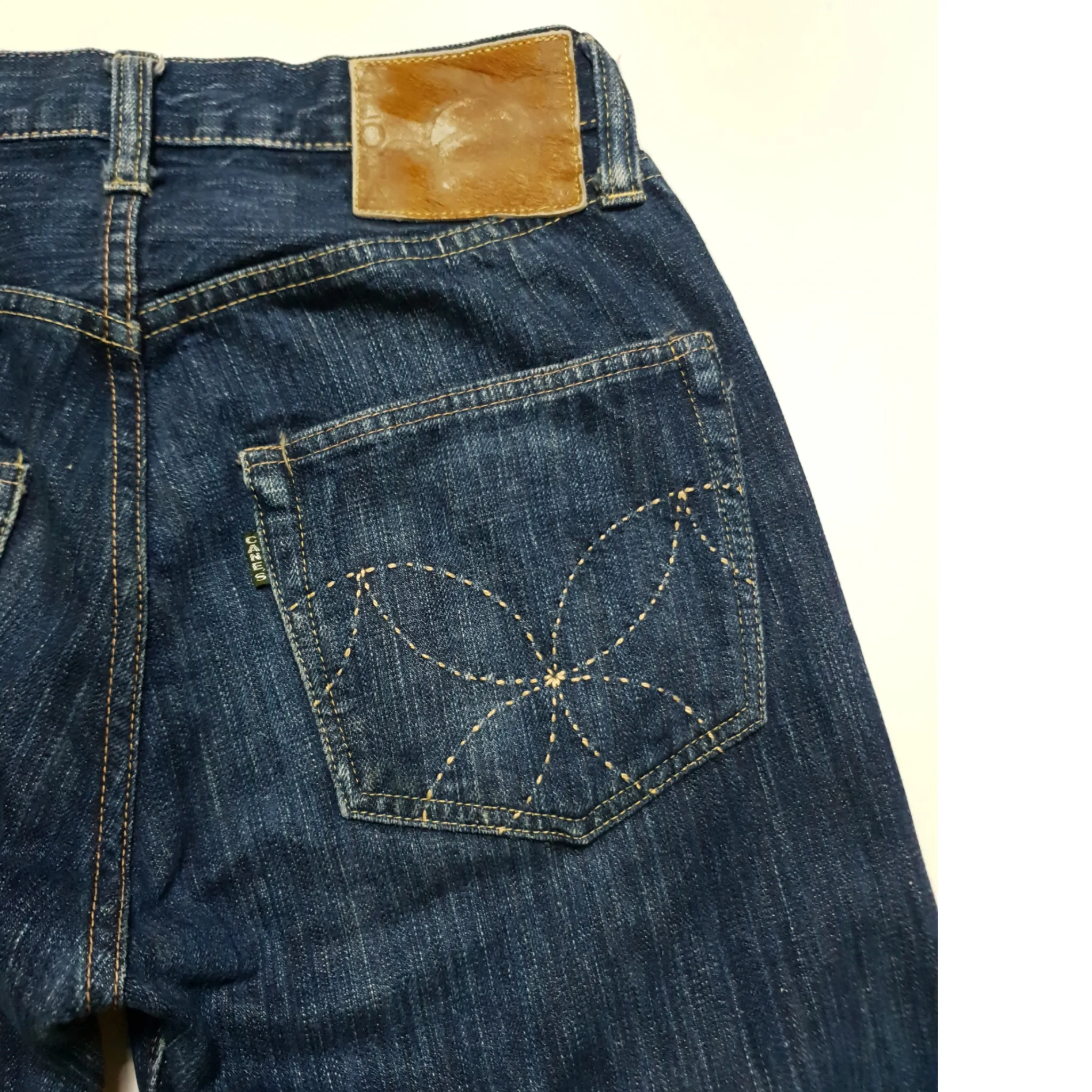 Waist 27" Sugar Cane ALOHA DENIM Selvedge Jeans. (Original)