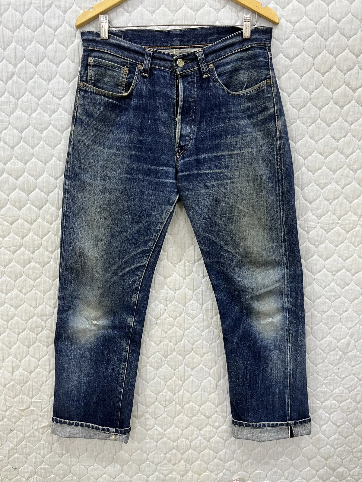 (Zz). VINTAGE SUGAR CANES SELVEDGE DENIM W33