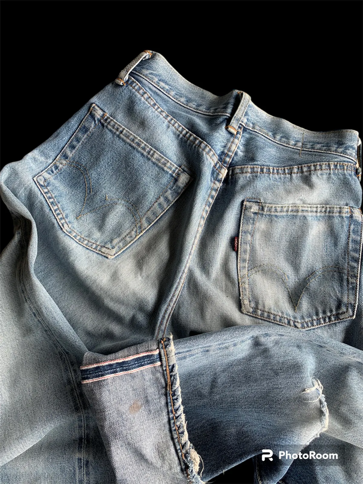 Sugar Cane Selvedge distressed Denim