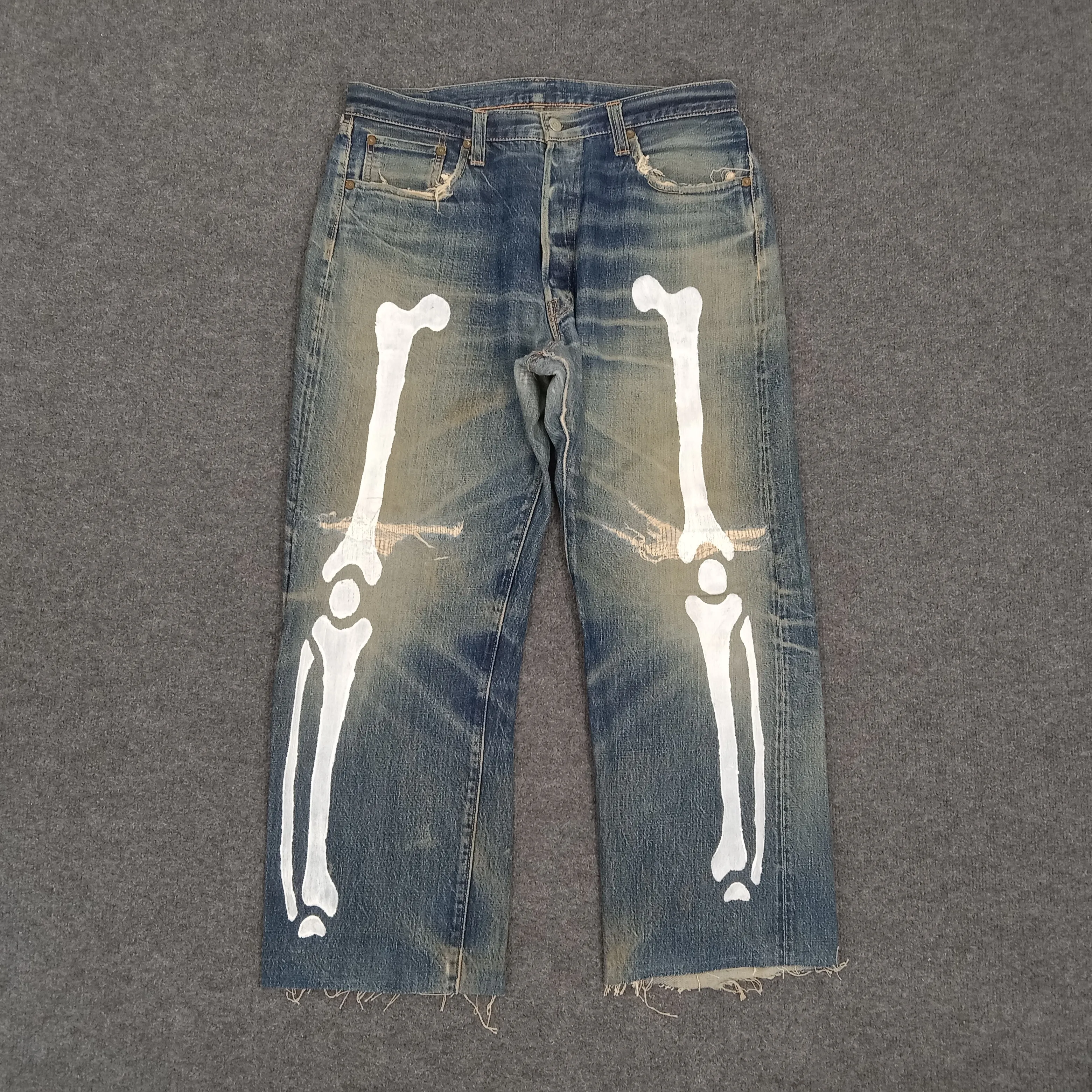 Sugar Canes X Skull Japanese Denim Jeans