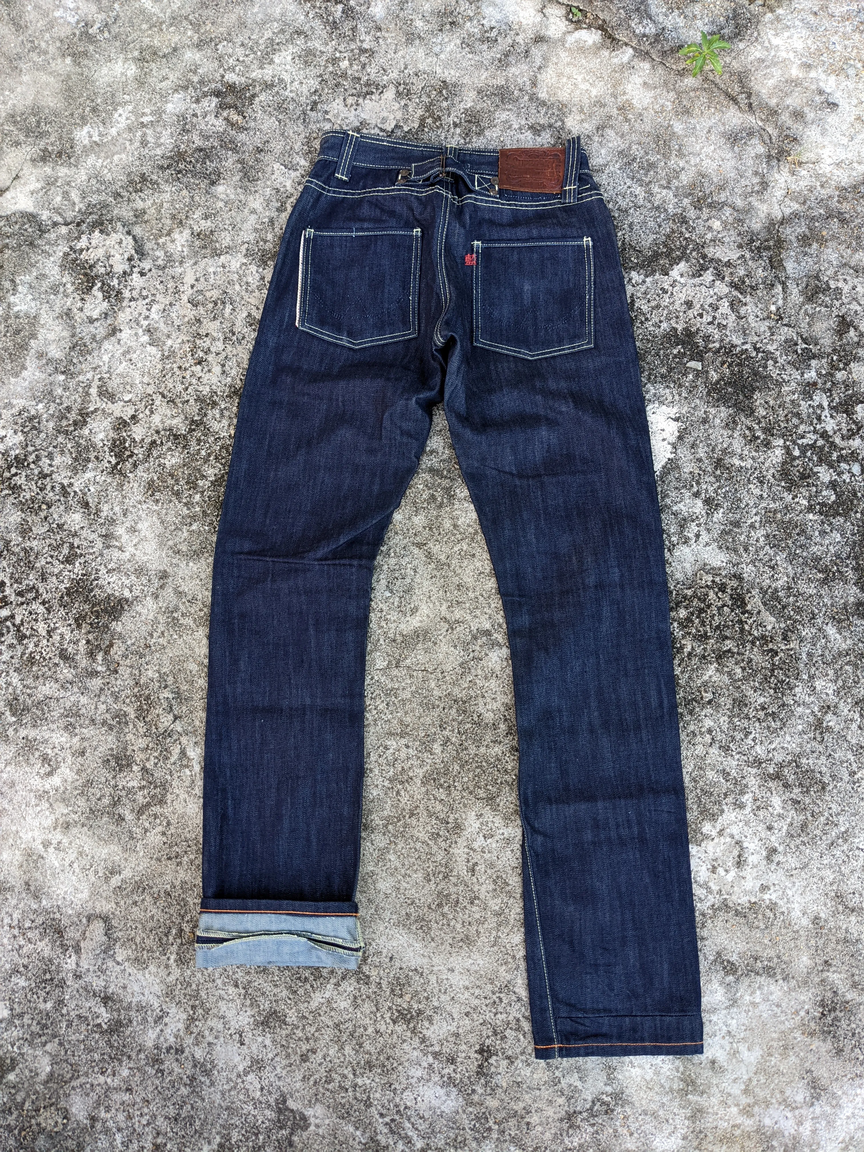 SUPERDRY INDIGO BLUE SELVEDGE DENIM JEANS