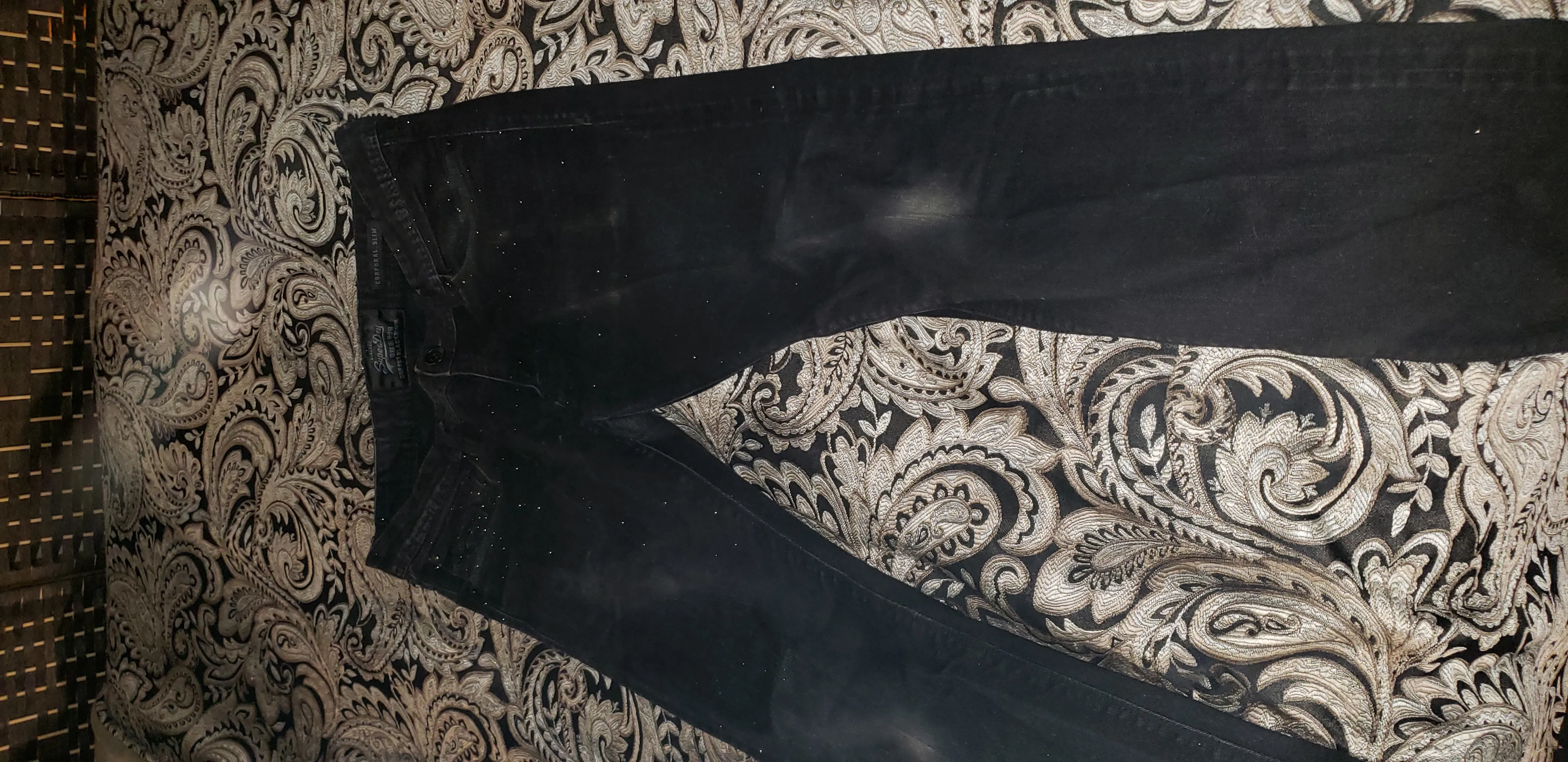Superdry Black Denim Pants