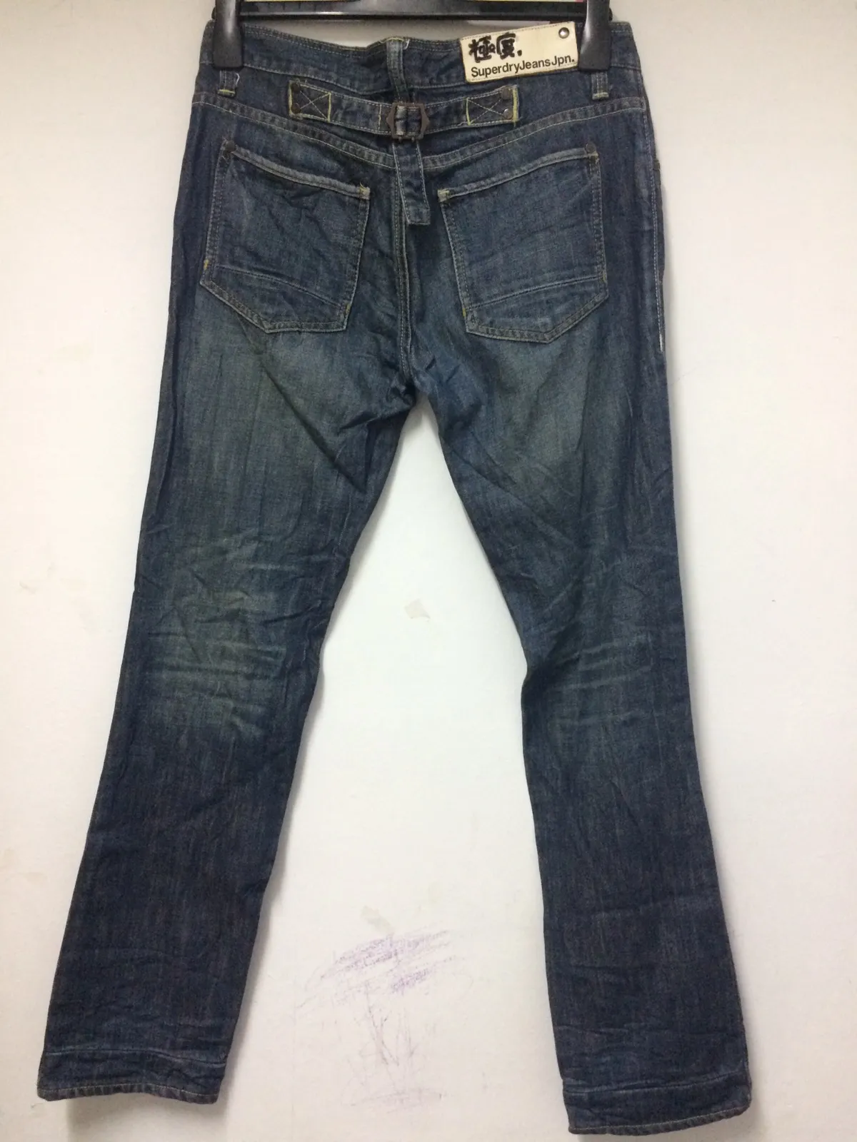Buckle Back Denim SuperdryJpnJeans W33 L32.