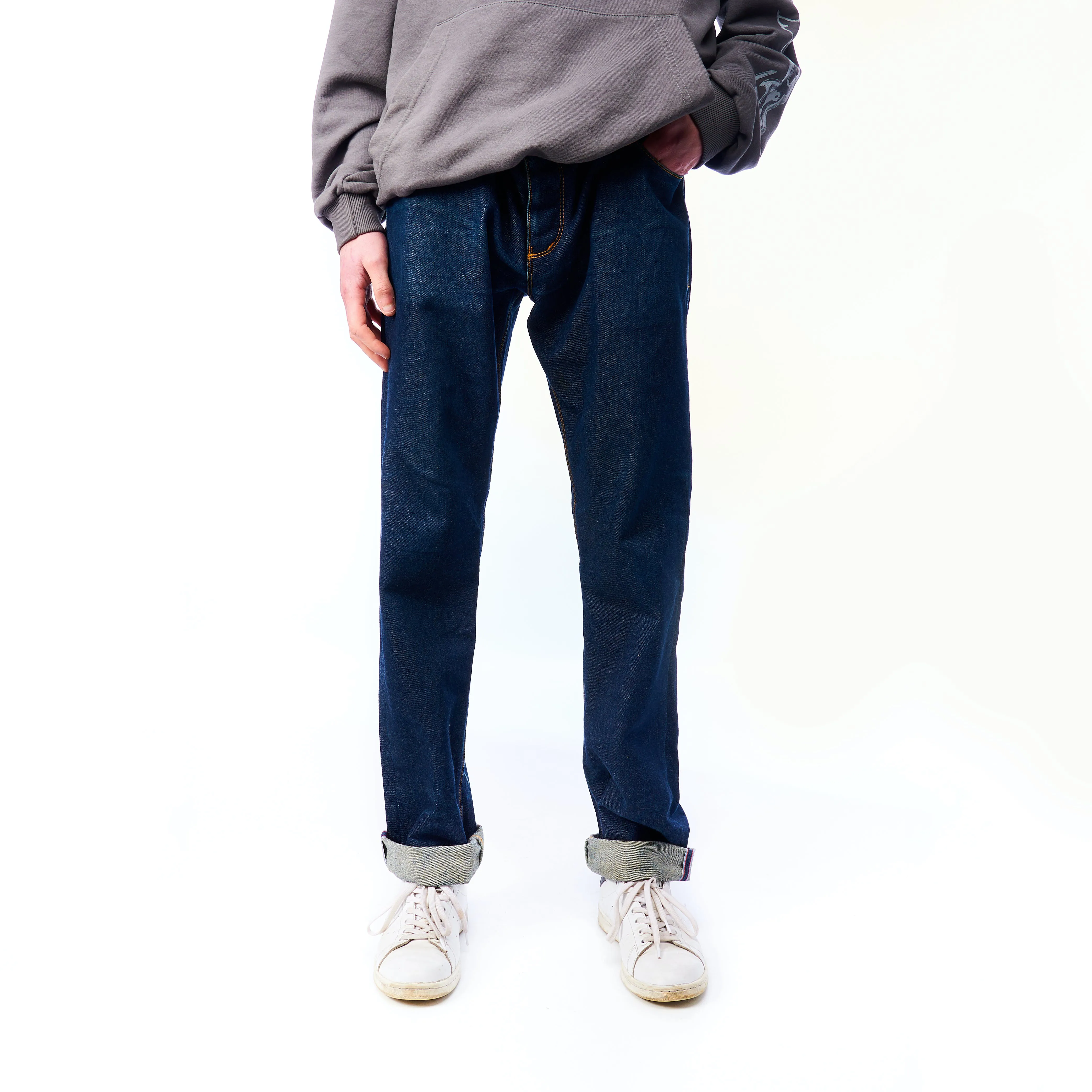SUPERDRY Jeans Navy Selvage Denim Pants Size W 37 L 33