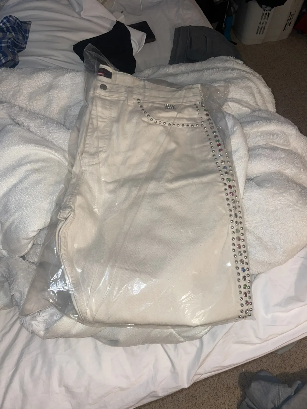 Supreme B.B Simon Studded Regular Jean Size 38