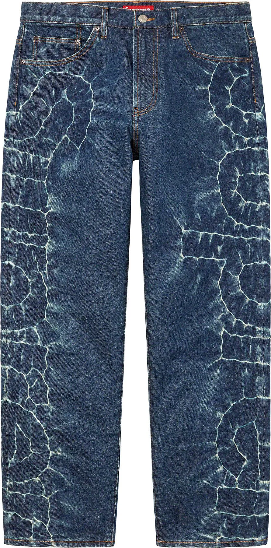Shibori Loose Fit Jean Indigo size 38