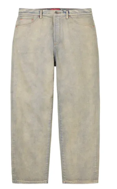 Supreme Baggy Jean SS22 Dirty Indigo 38