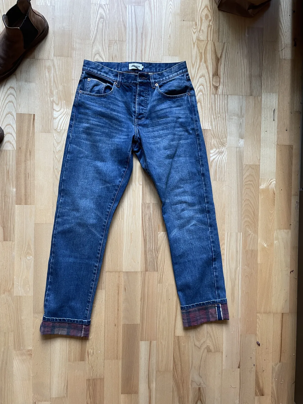 Democratic Brushed Back Jean in Sawyer Wash Organic Selvage