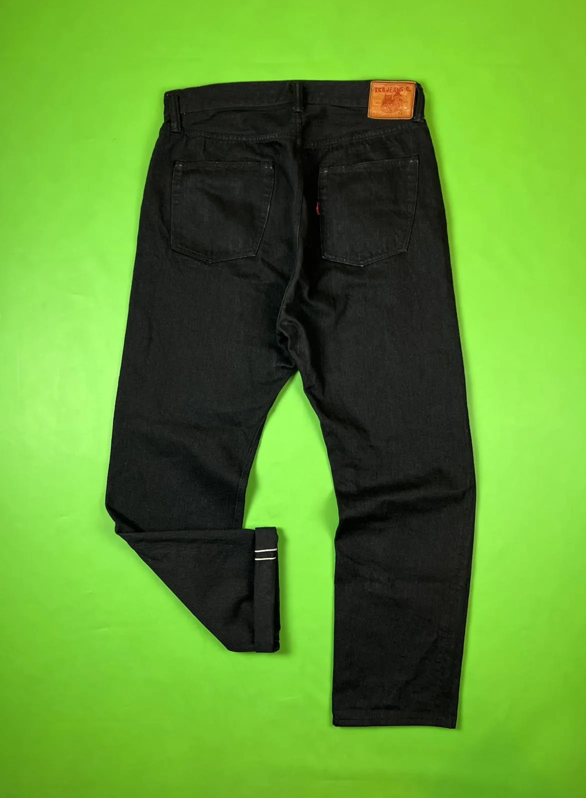 TCB Jeans Co. Black Selvedge Denim Pants made in Japan