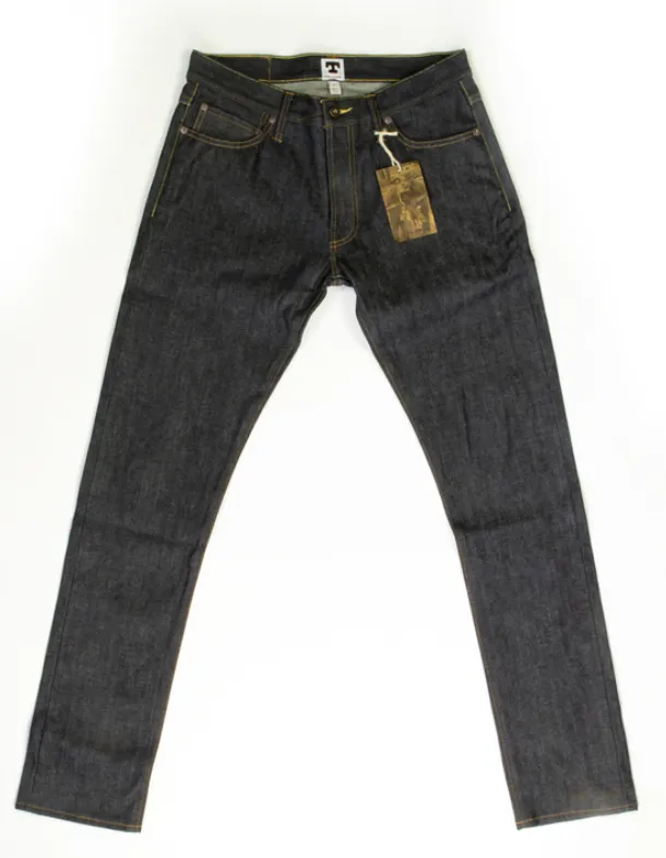 TELLASON GUSTAVE SLIM TAPERED + SELVEDGE JEANS 12.5oz