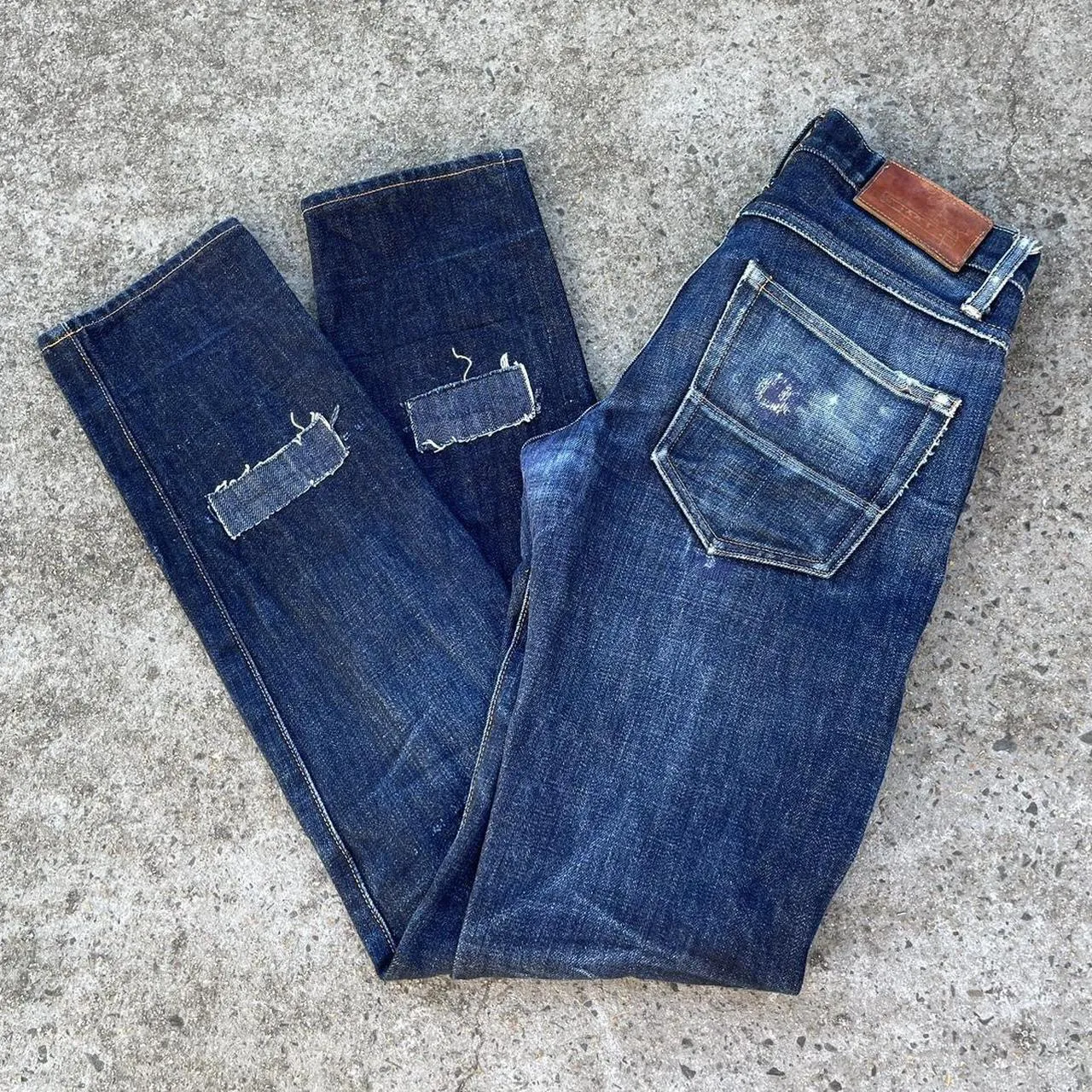 Tellason Labroke Grove Slim Tapered Raw Selvedge Denim Jeans