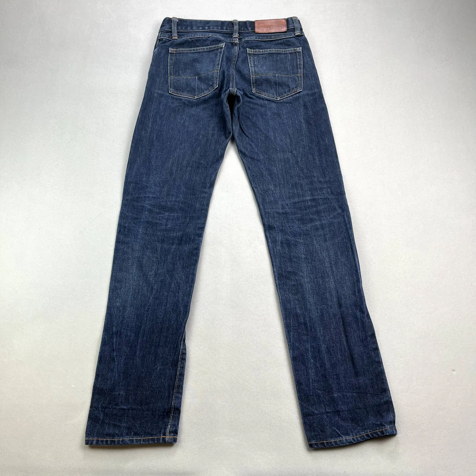 Tellason Selvedge Jeans Mens 26 Blue Cone Denim Slim Fit