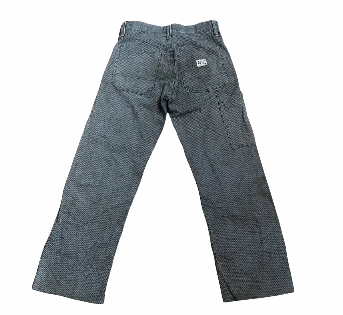 The Flat Head Hickory Stripe Carpenter Pants Work Wear