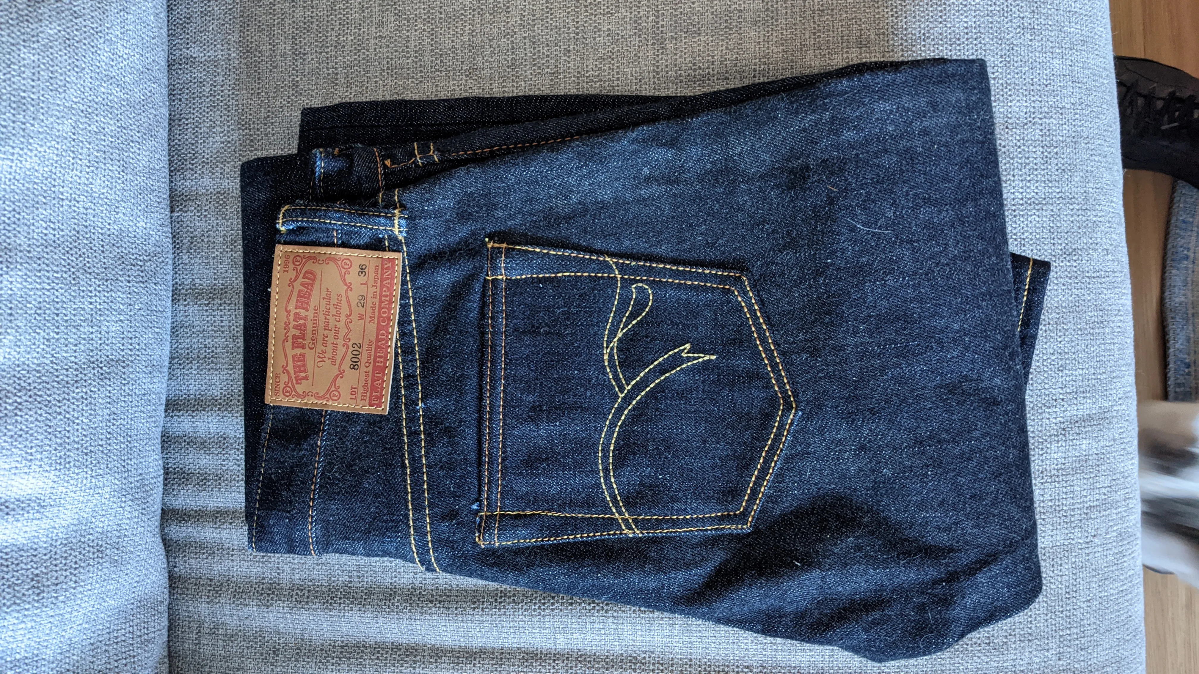 8002 18oz slim tapered jeans sz 29x36