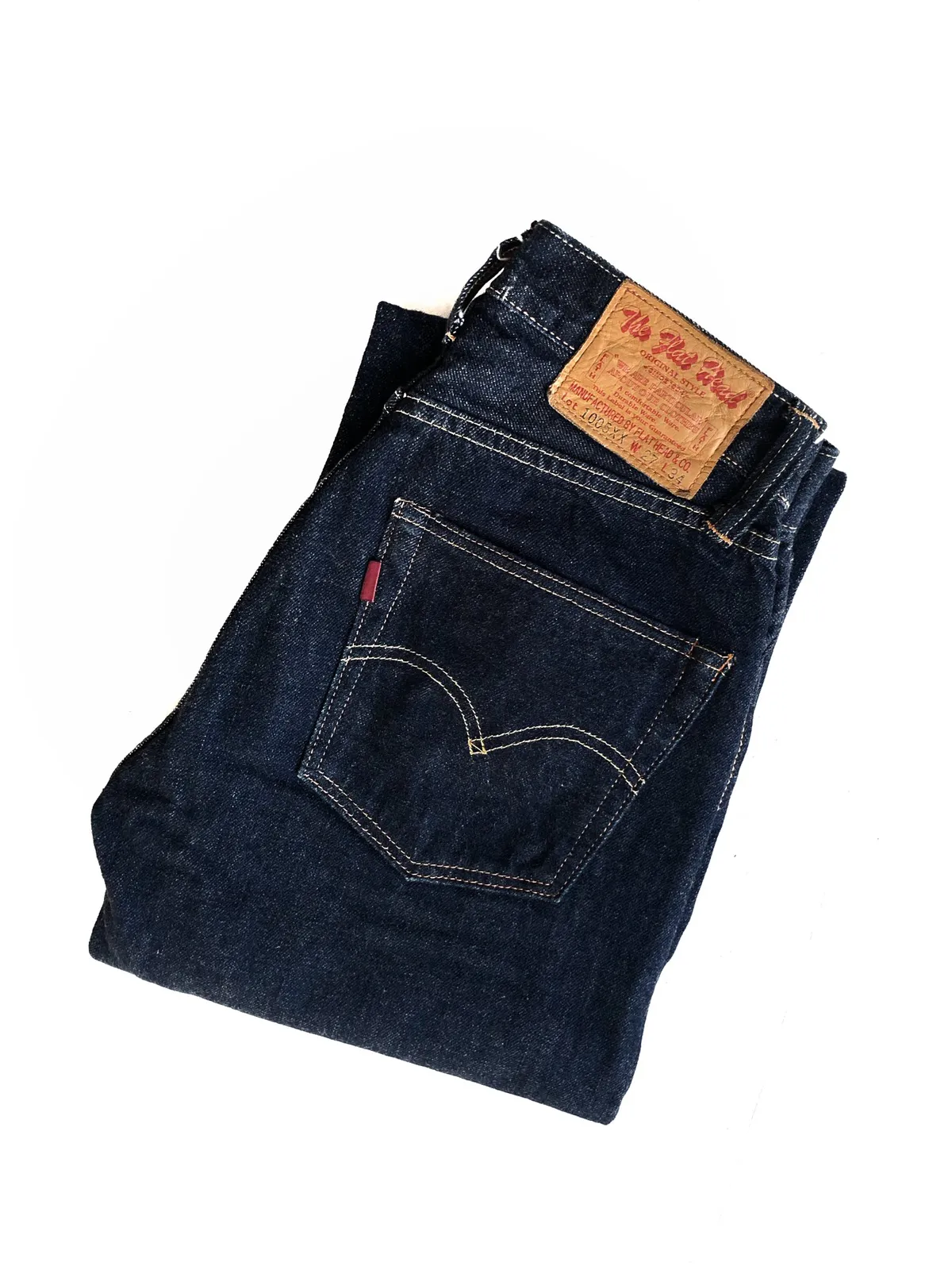 DOPE🔥Masterpiece 🇯🇵 Denim Flat Head Selvedge Denim