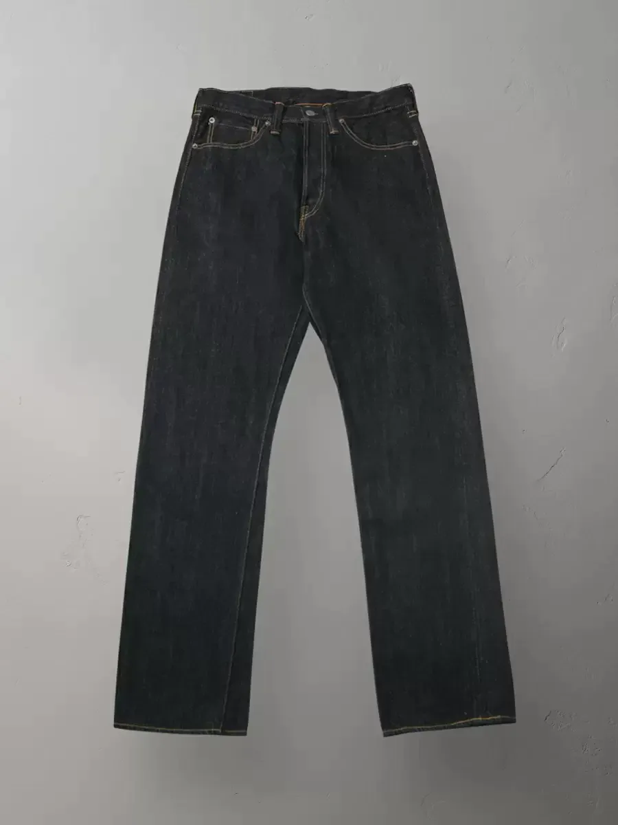 The Flat Head Wide Straight Jeans 14.5oz 3004