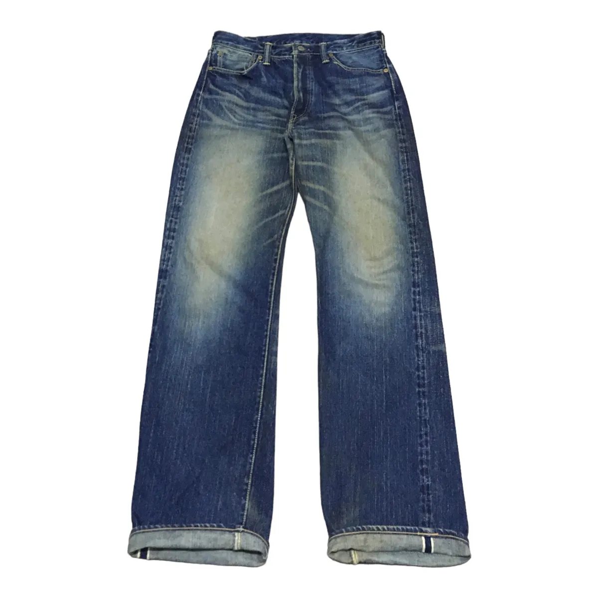 Rare Design Vintage Japanese Brand The Flat Head Jeans 1990s