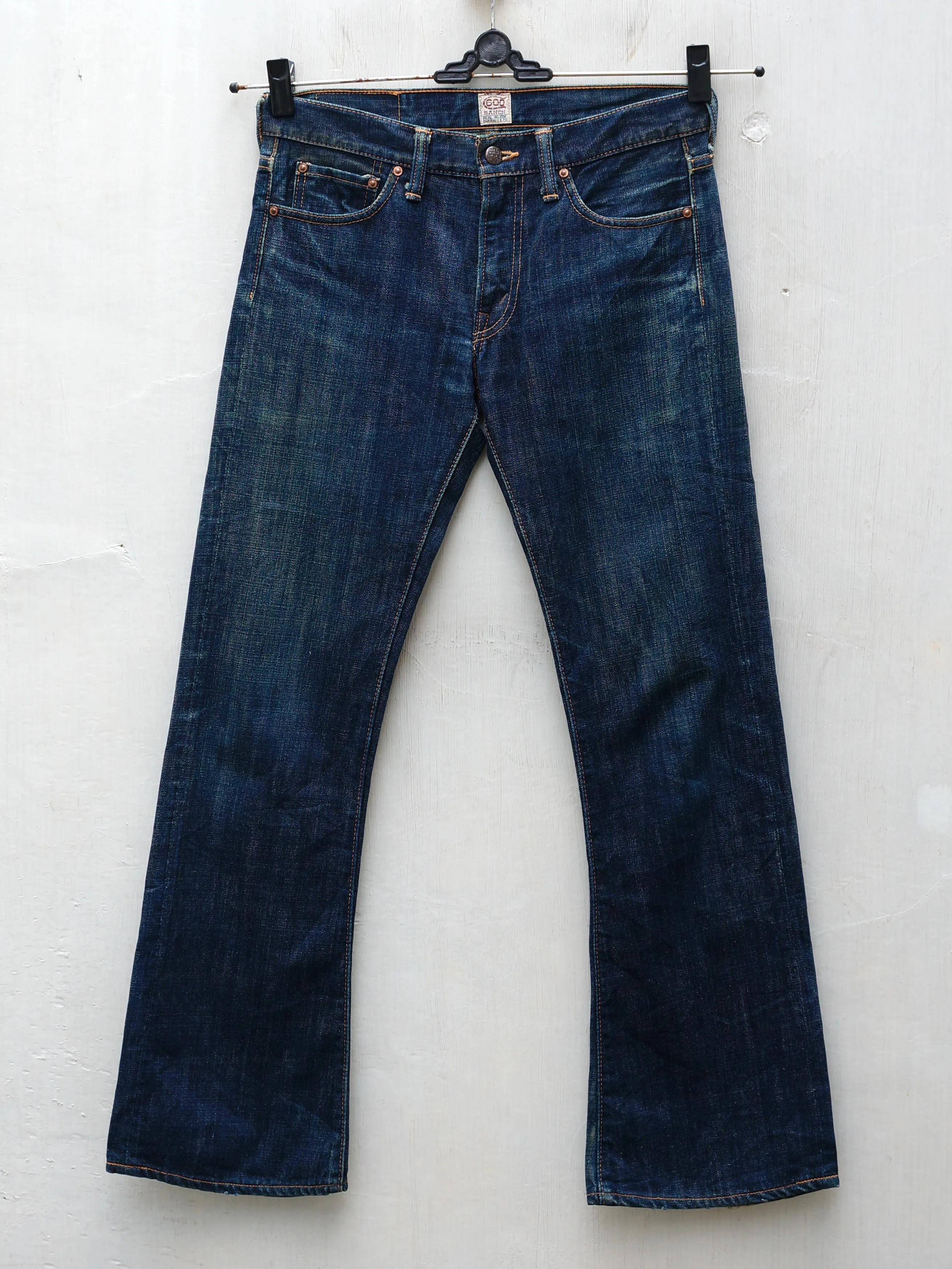 The Real McCoys 600 Ranch Western Boot Cut Denim