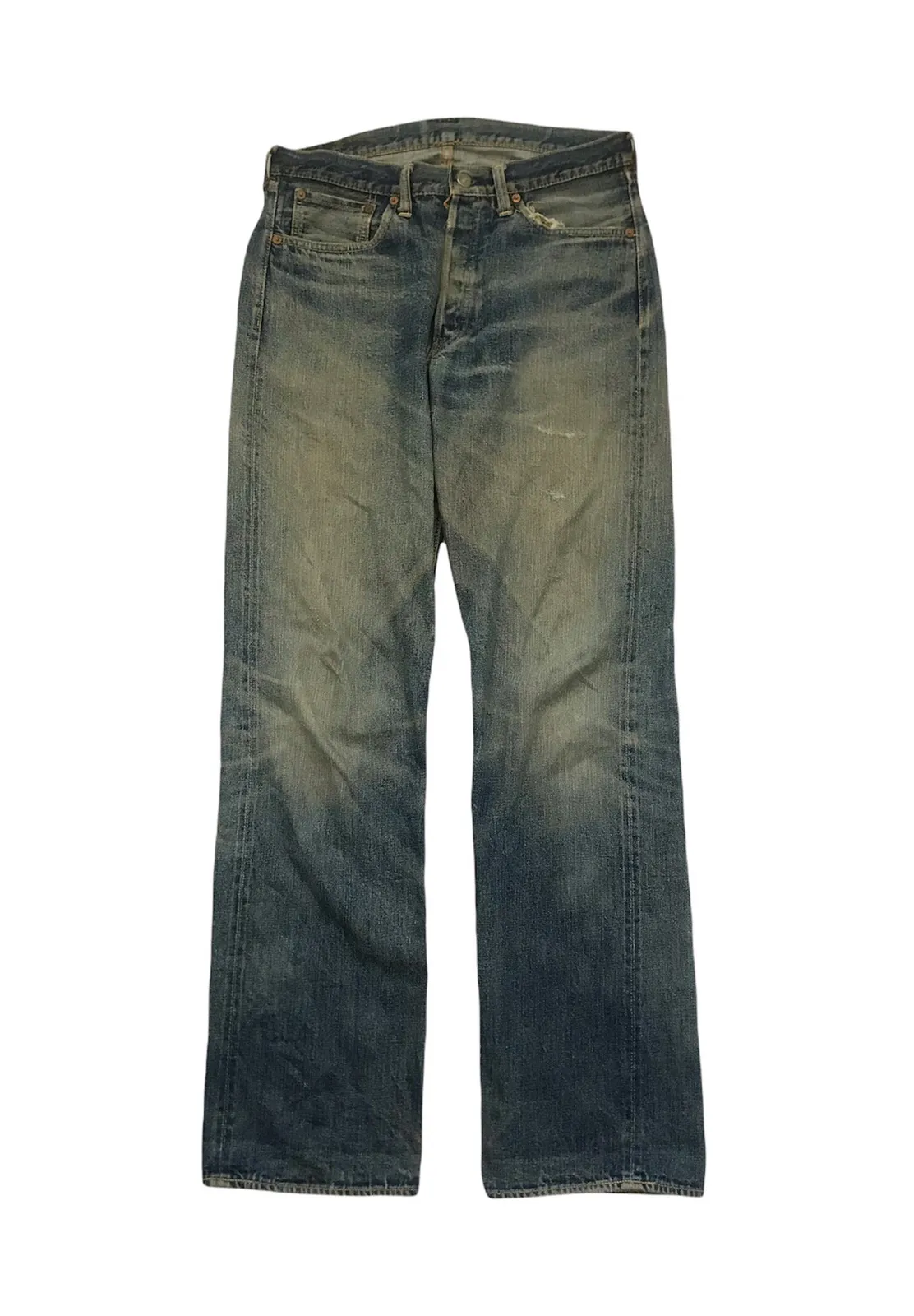 JOE MCCOY & CO Distressed Selvedge Jeans