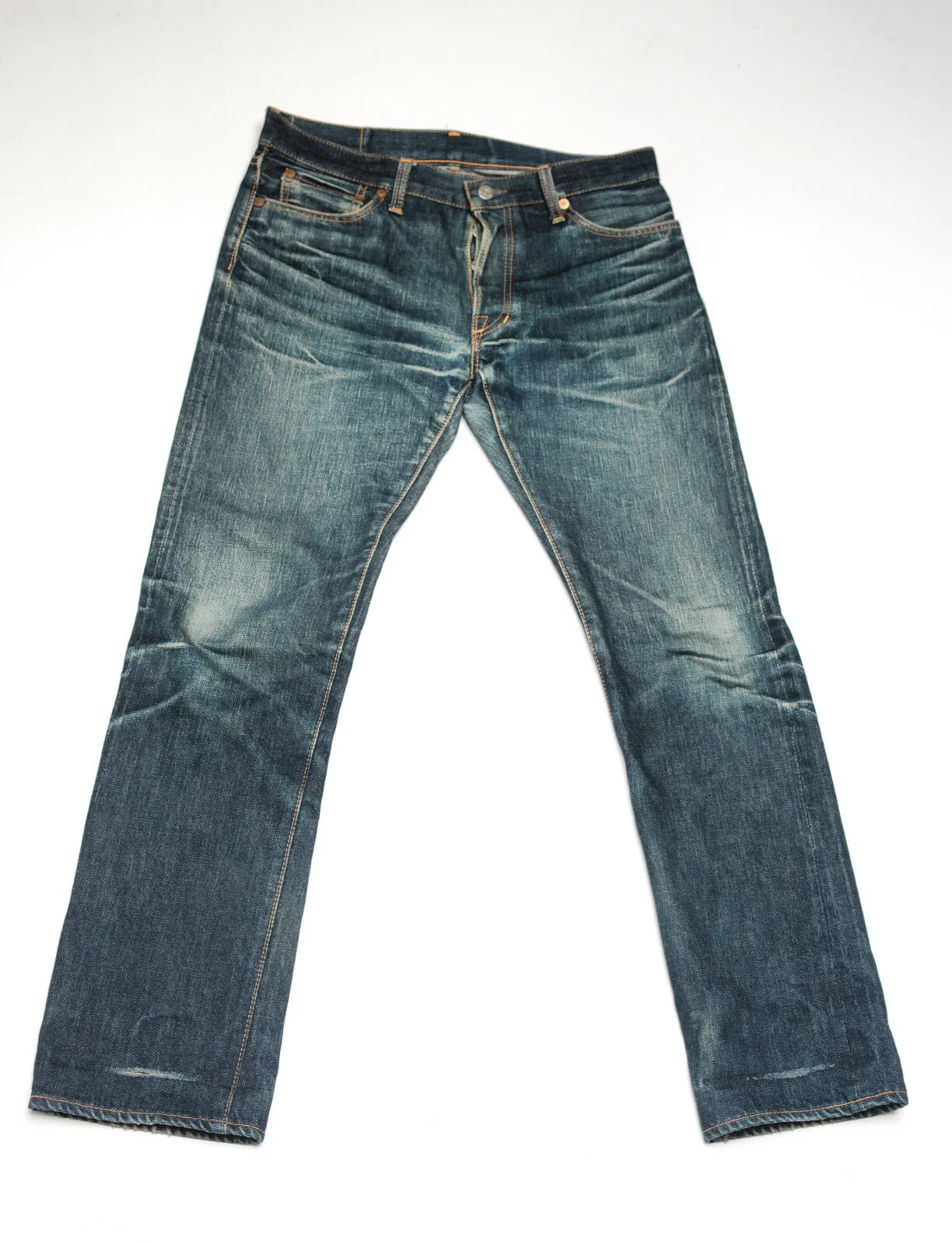 Butler JOE MCCOY Jeans Fades Distressed Selvedge Dry Denim
