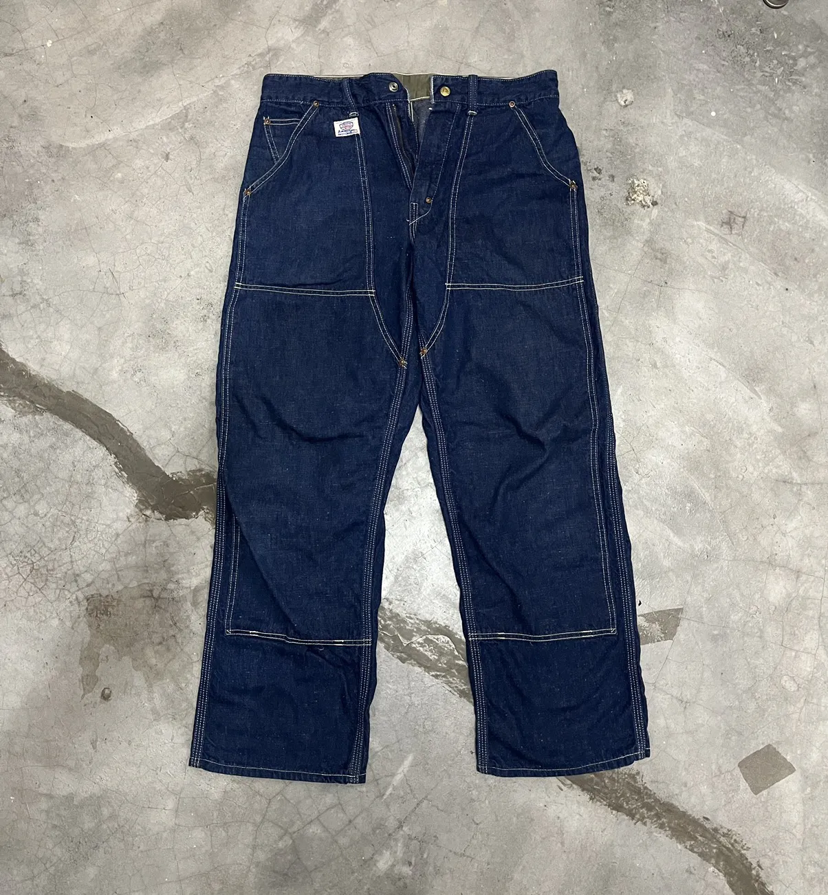 RARE!! The Real McCoys double knee jeans