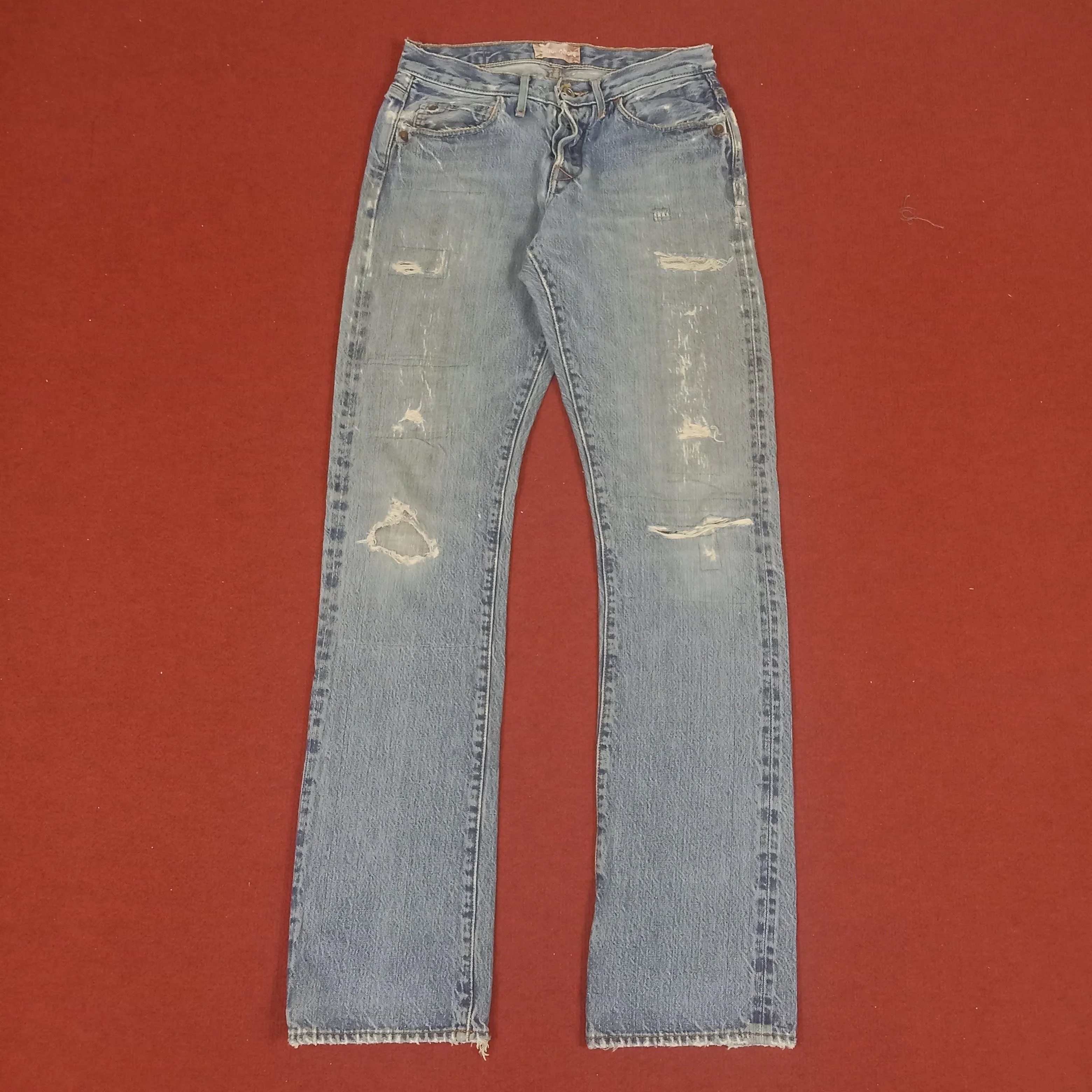 The Stronghold Rock Punk Style Distressed Jeans