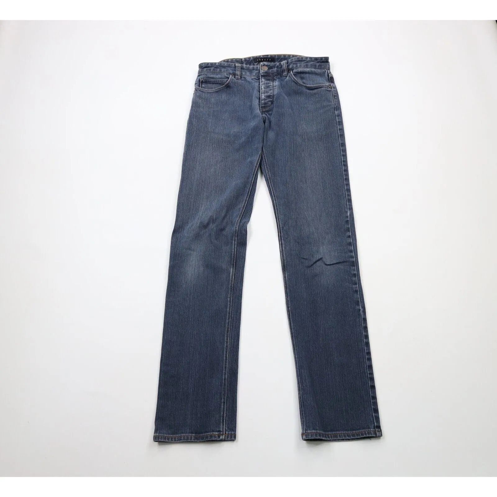 Theory Button Fly Raffi P Gunstock Skinny Leg Jeans