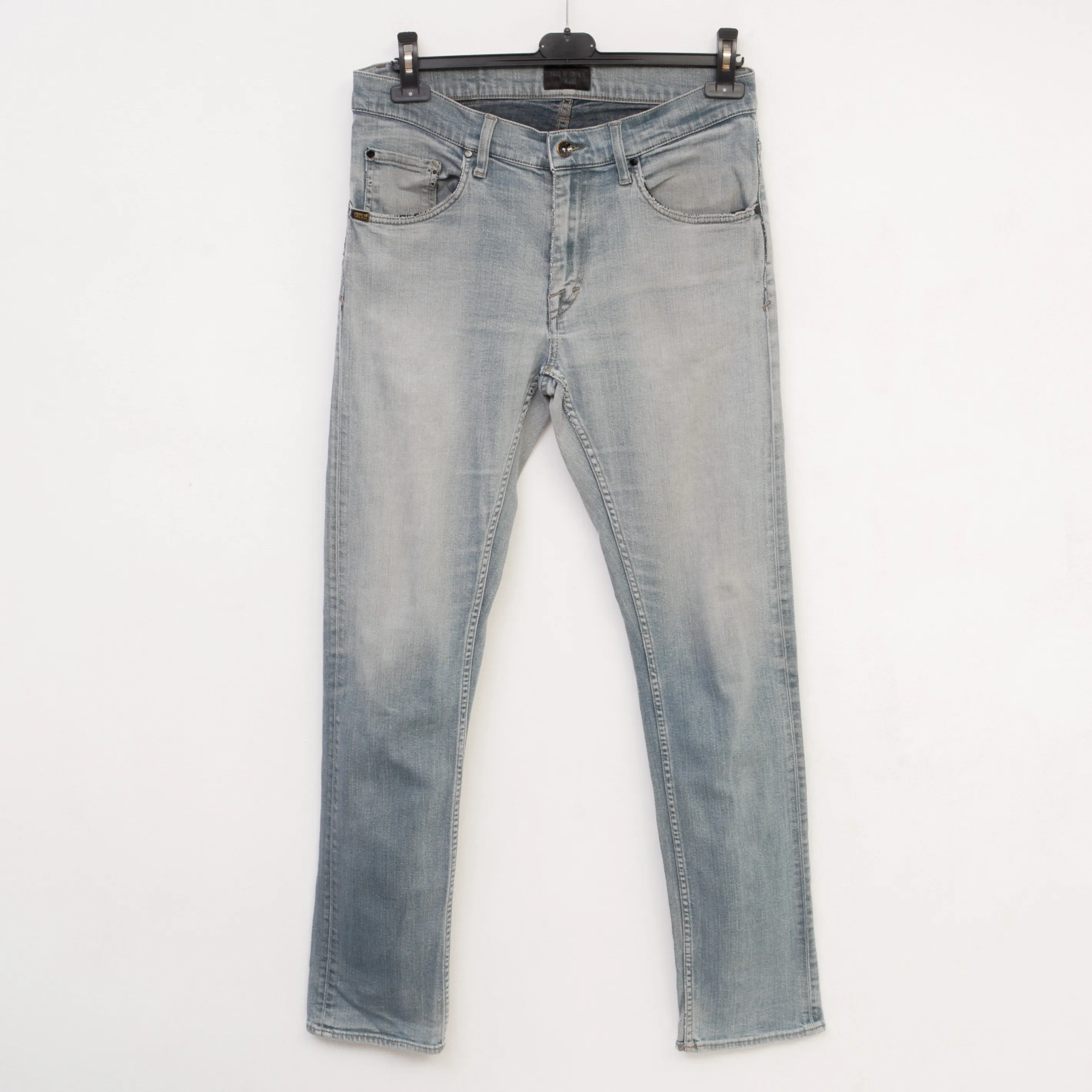 Iggy Style W33 L34 Jeans Denim Pants Trousers Zip Fly Slim
