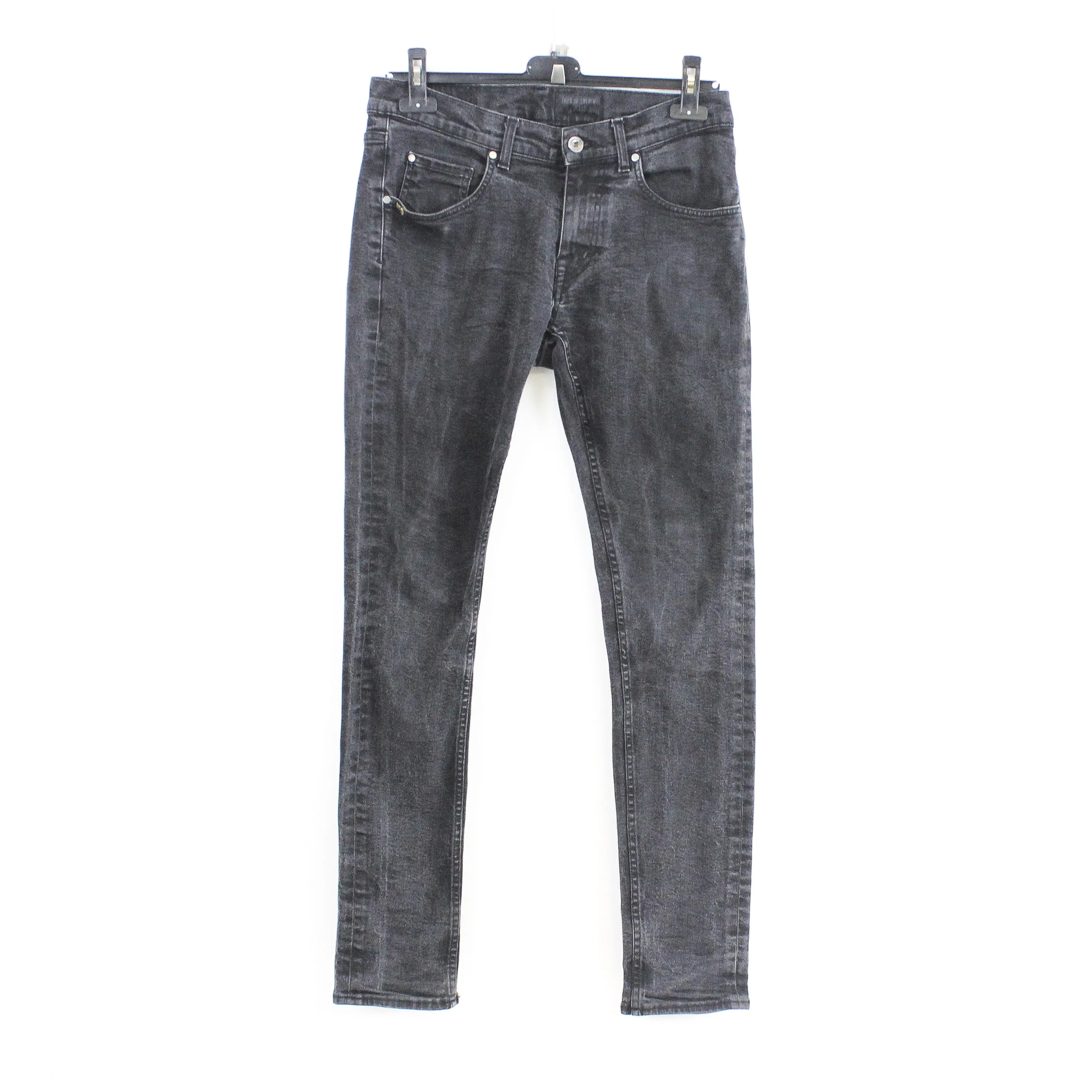 Slim Mens W31 L32 Jeans Denim Pants Trousers Black Skinny
